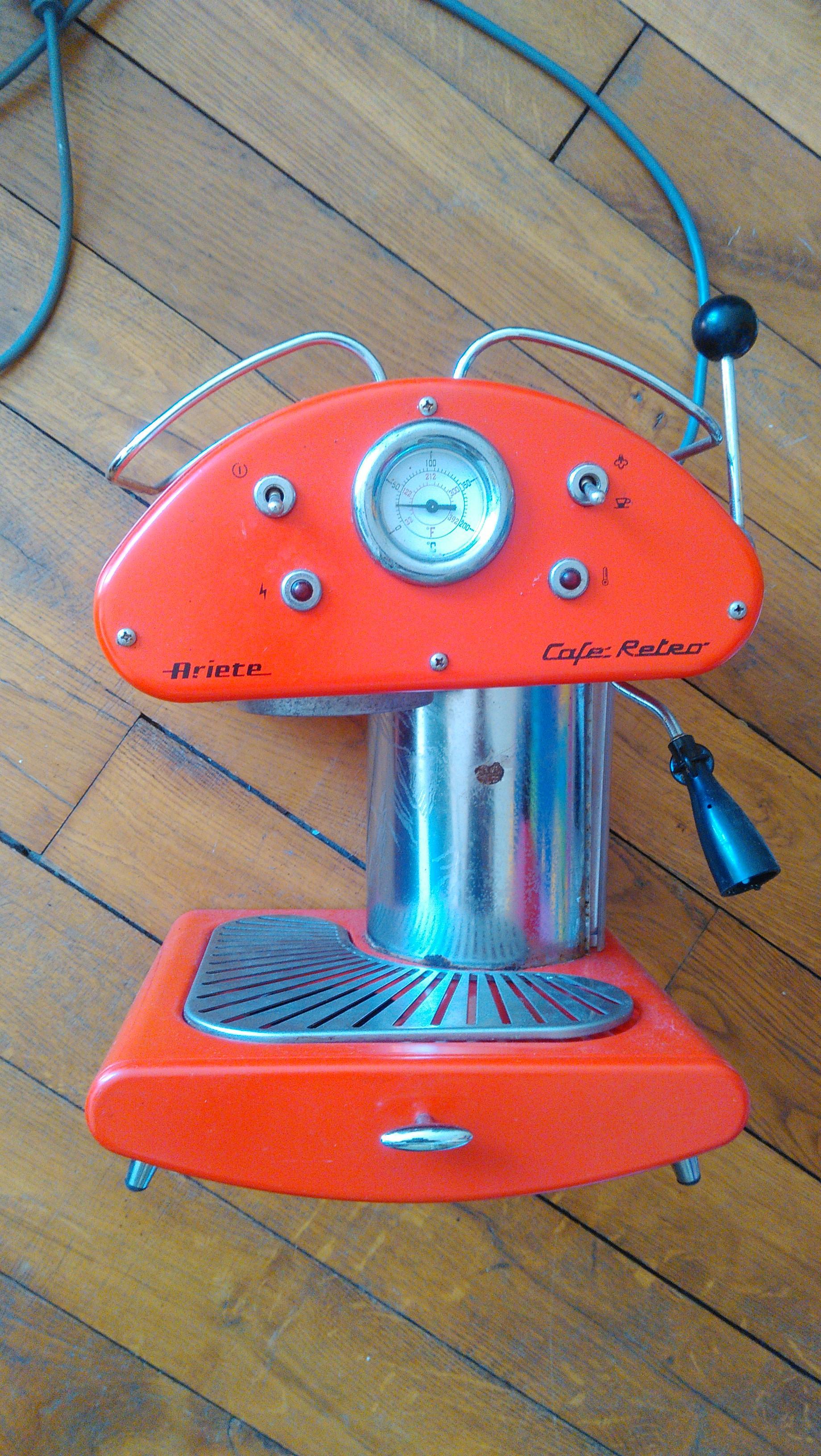 troc de troc machine à café expresso ariete rouge - retro image 0