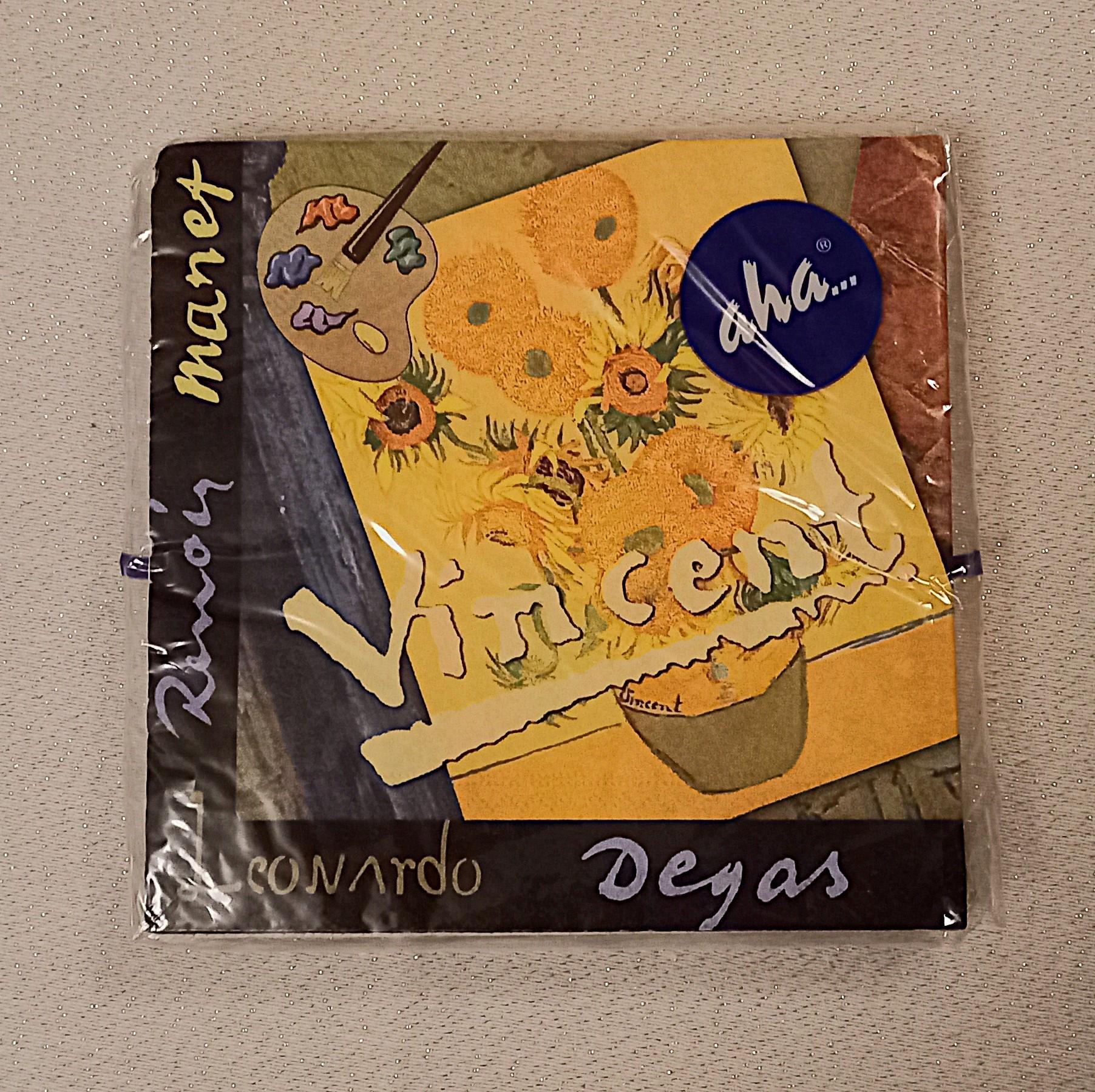 troc de troc serviettes en papier "vincent van gogh". rÉservÉes. image 0