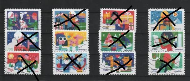 troc de troc attribué rompu de série timbres ns rapprochent 2023 - 2/12 image 0