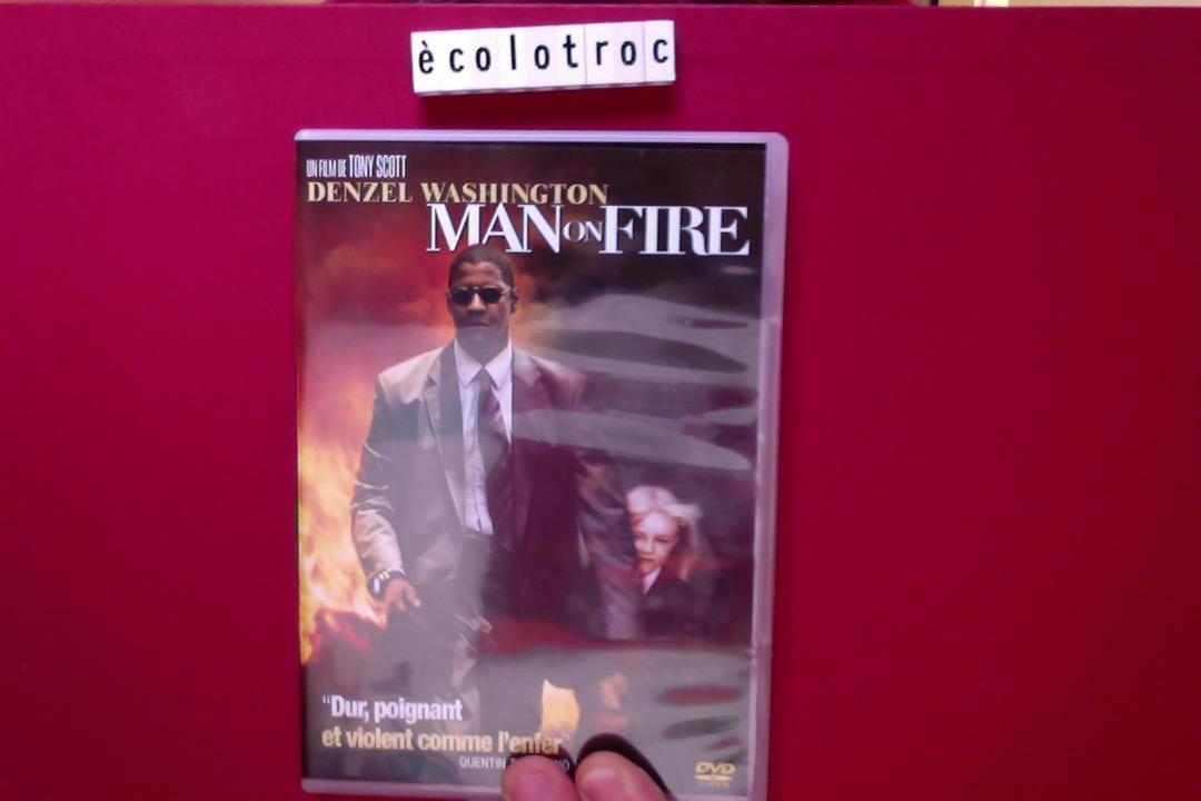 troc de troc port compris - dvd man on fire - comme neuf - sans boitier image 0