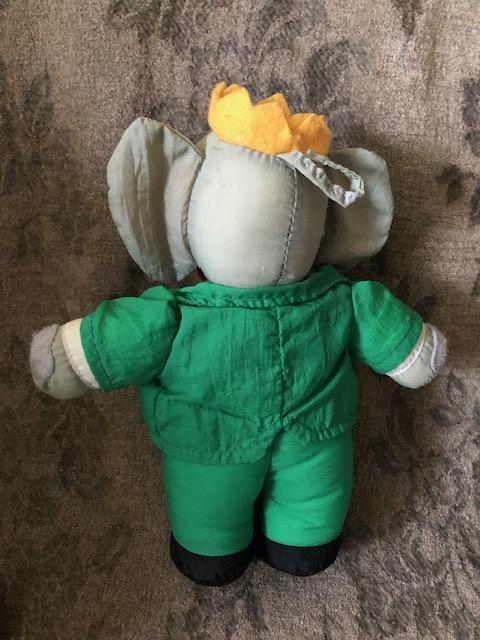 troc de troc (réservé) peluche babar 24cm approx. image 1