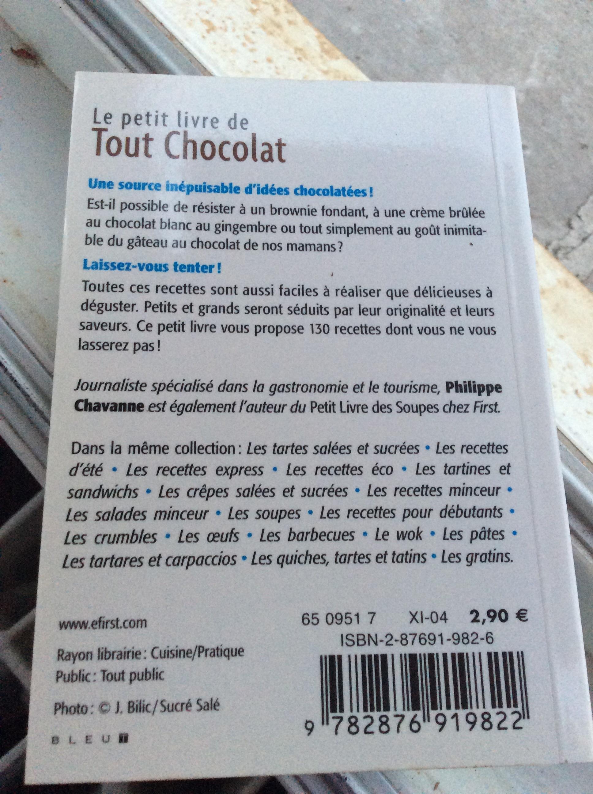 troc de troc le petit livre de tout chocolat collection first image 1