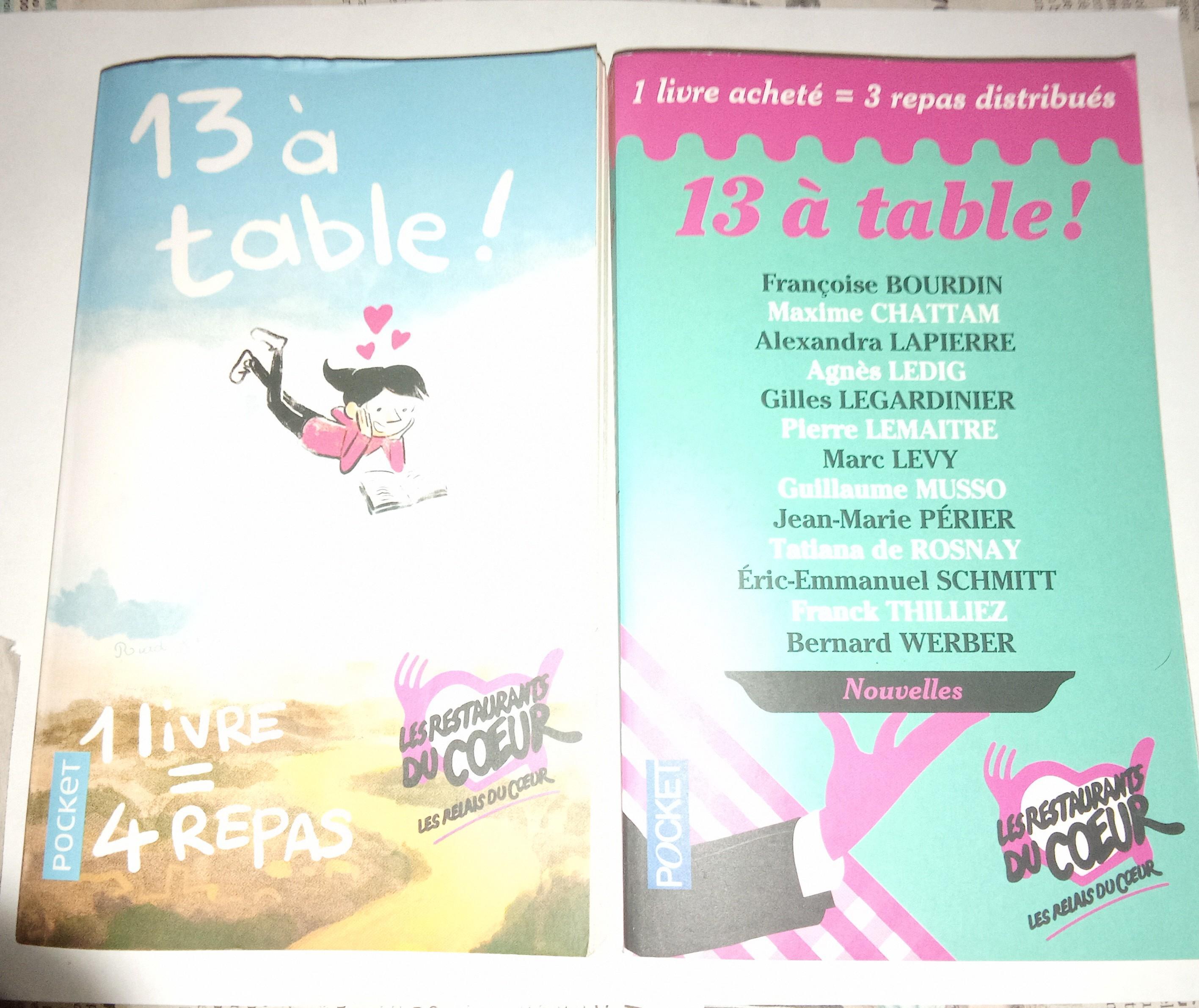 troc de troc lot de 2 livres 13 à table image 0