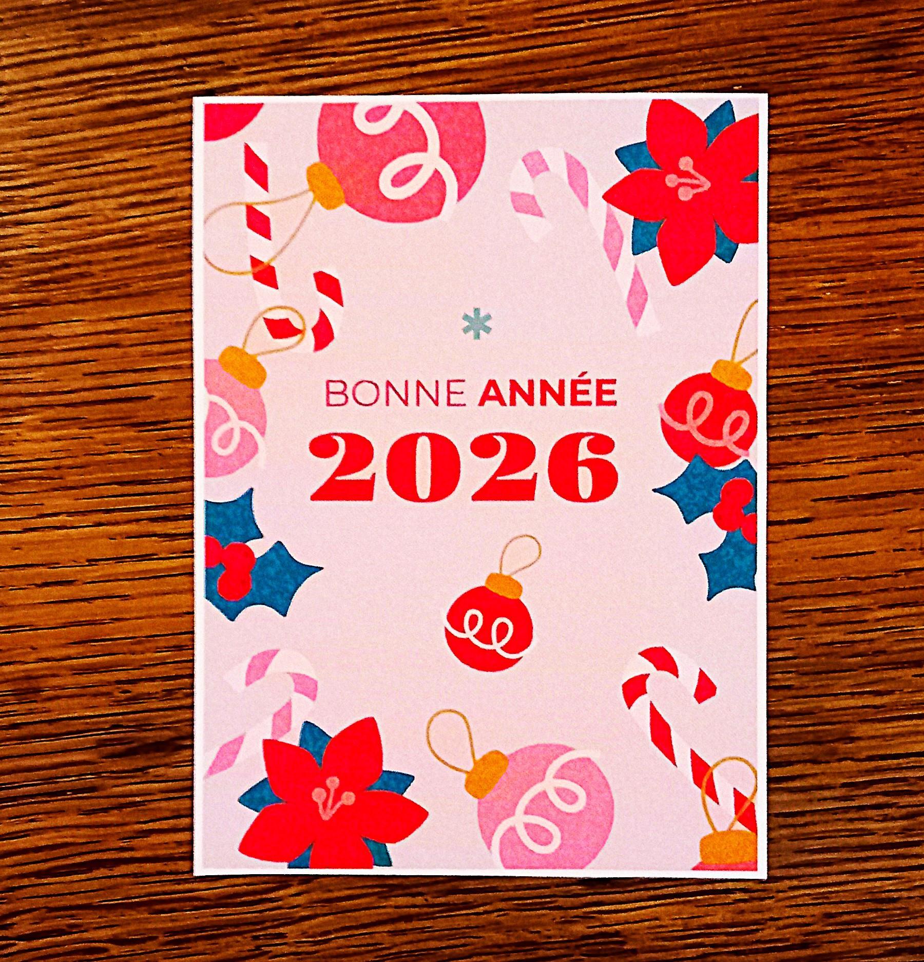 troc de troc carte "bonne année 2026". image 0