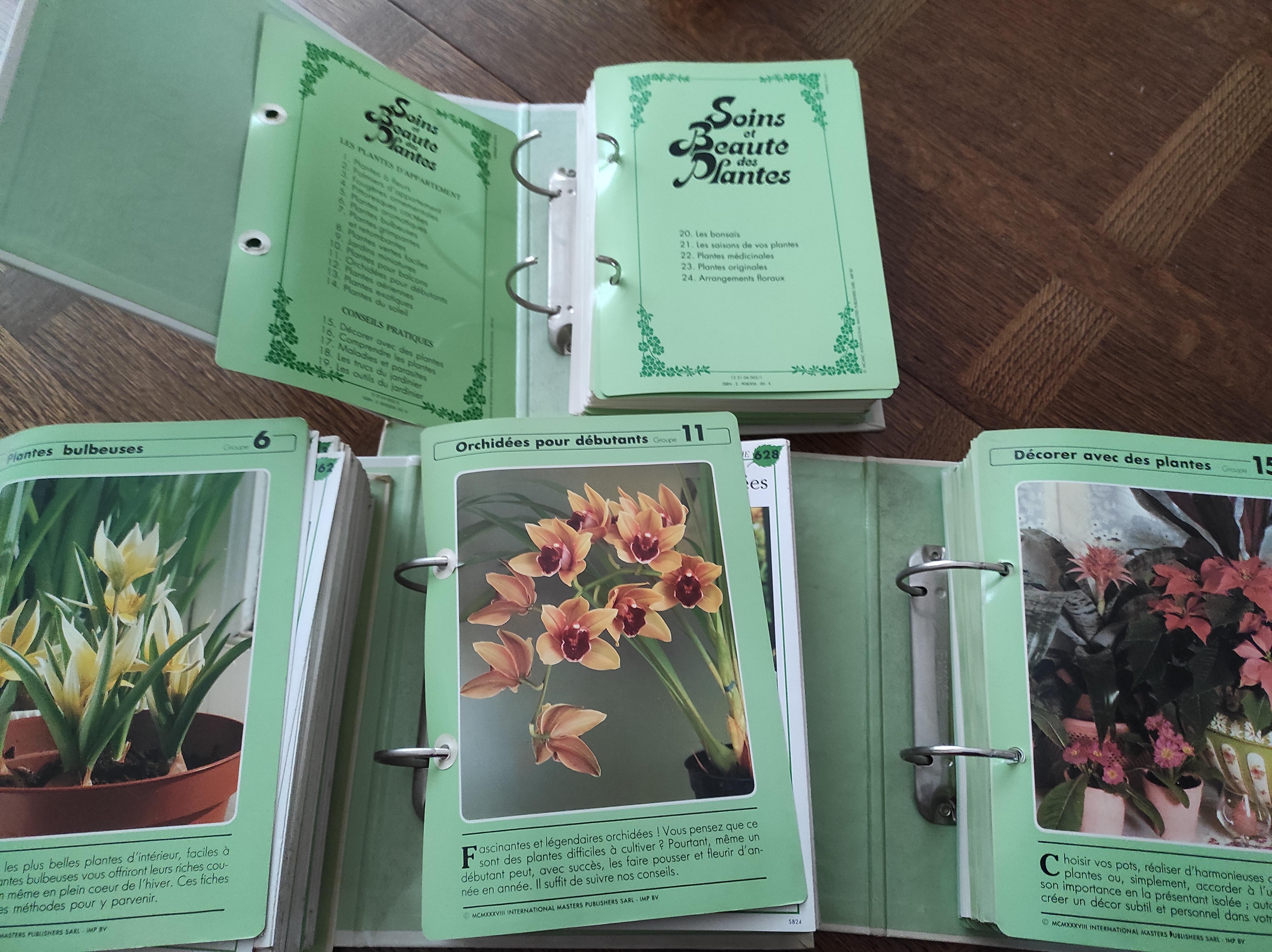 troc de troc 6 classeurs soins et beauté des plantes avec ces fiches pratiques image 1