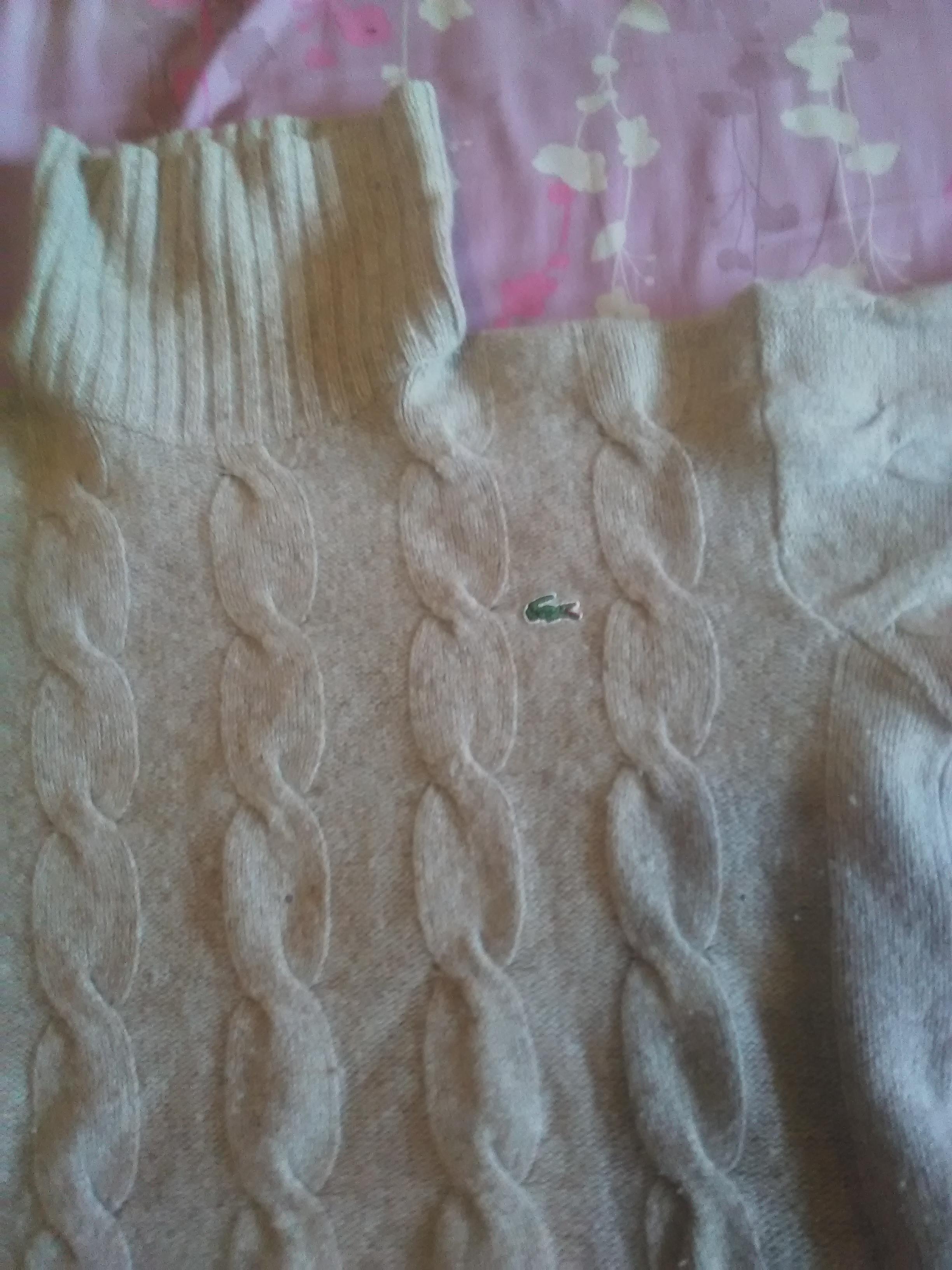 troc de troc pull lacoste en laine à col roulé image 1