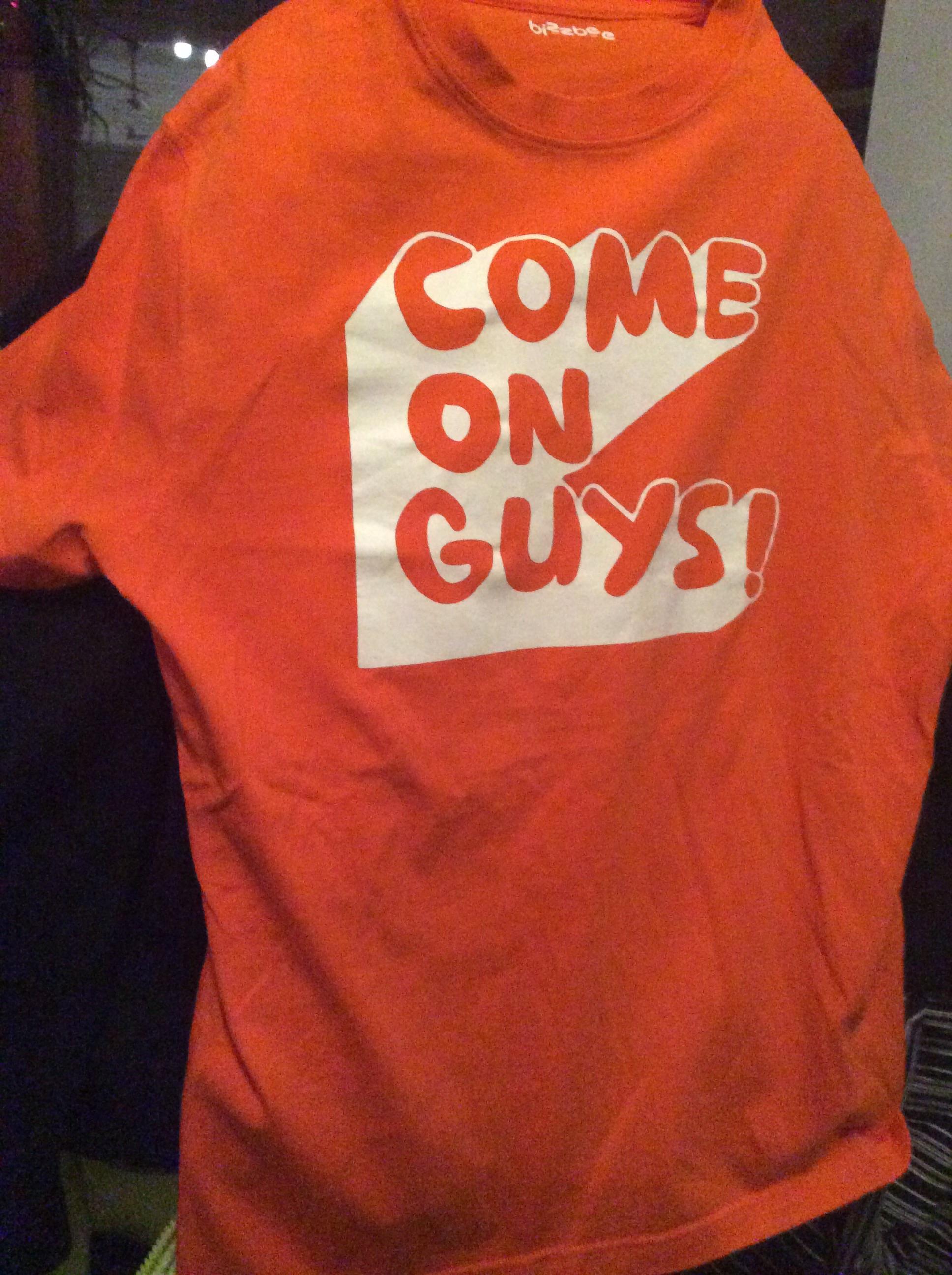 troc de troc t shirt bizzbee homme taille  s 100% coton orange image 1