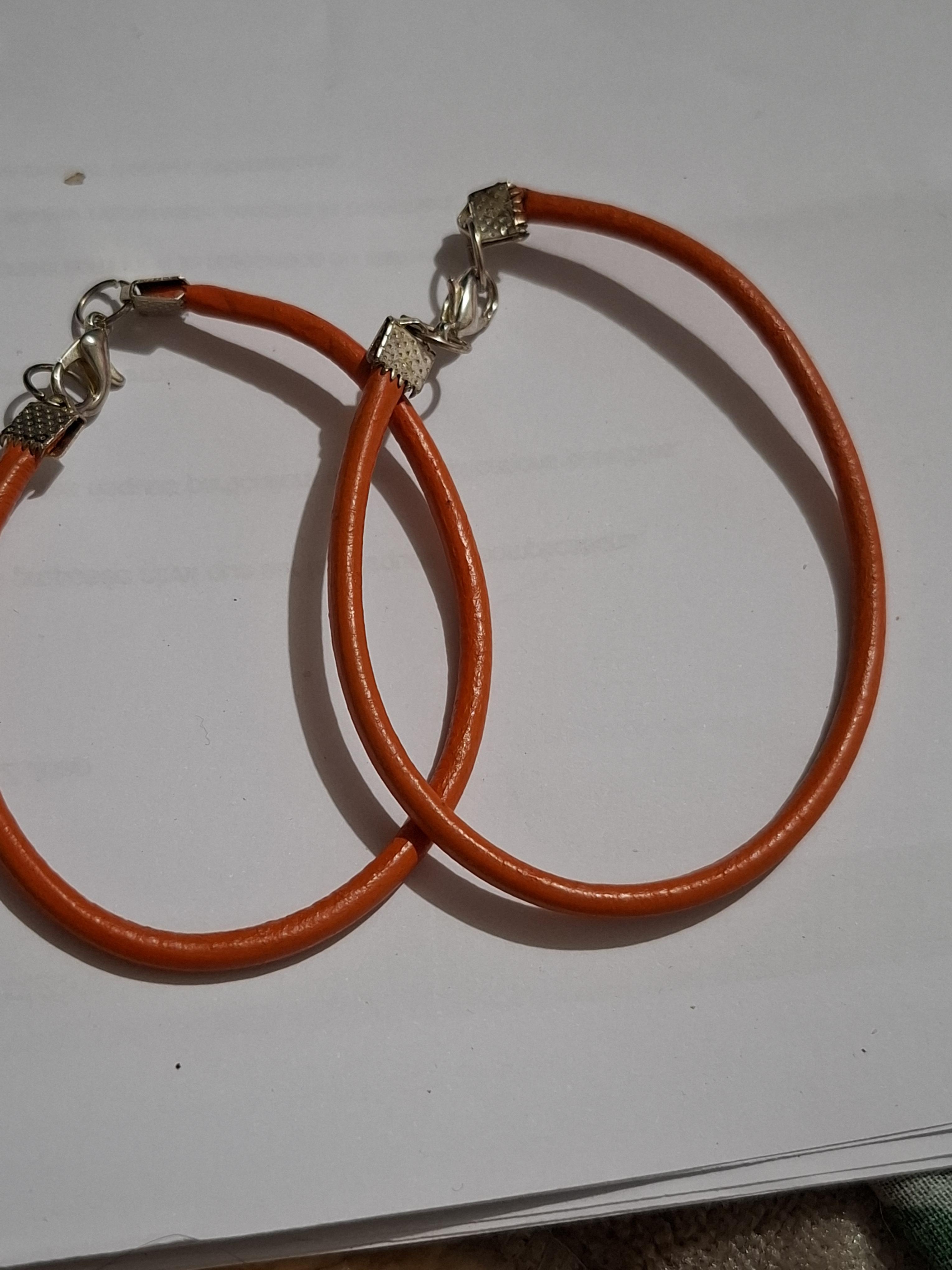 troc de troc bracelet orange image 0