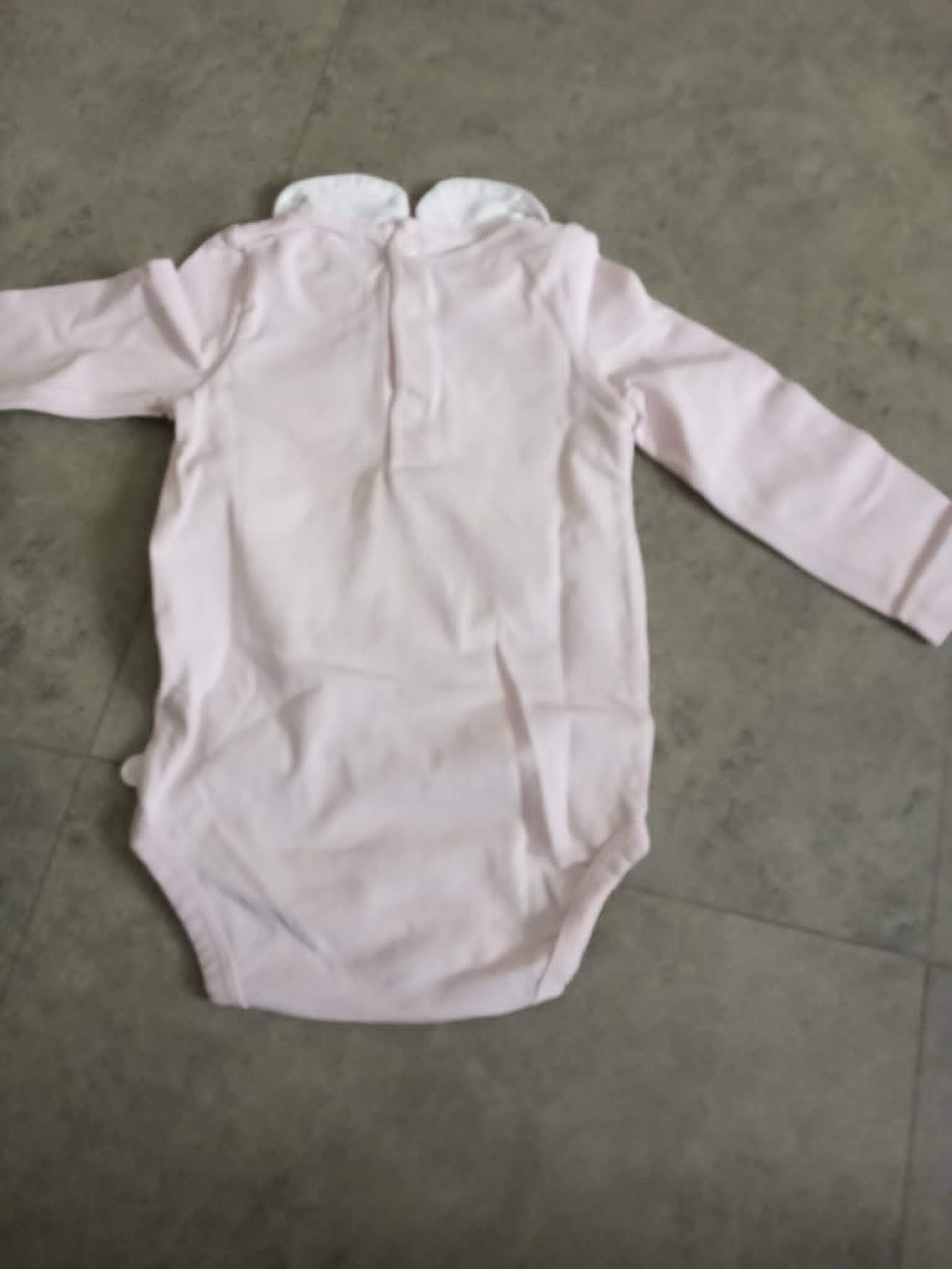 troc de troc body neuf rose avec col marque obaïbi 6 mois image 1