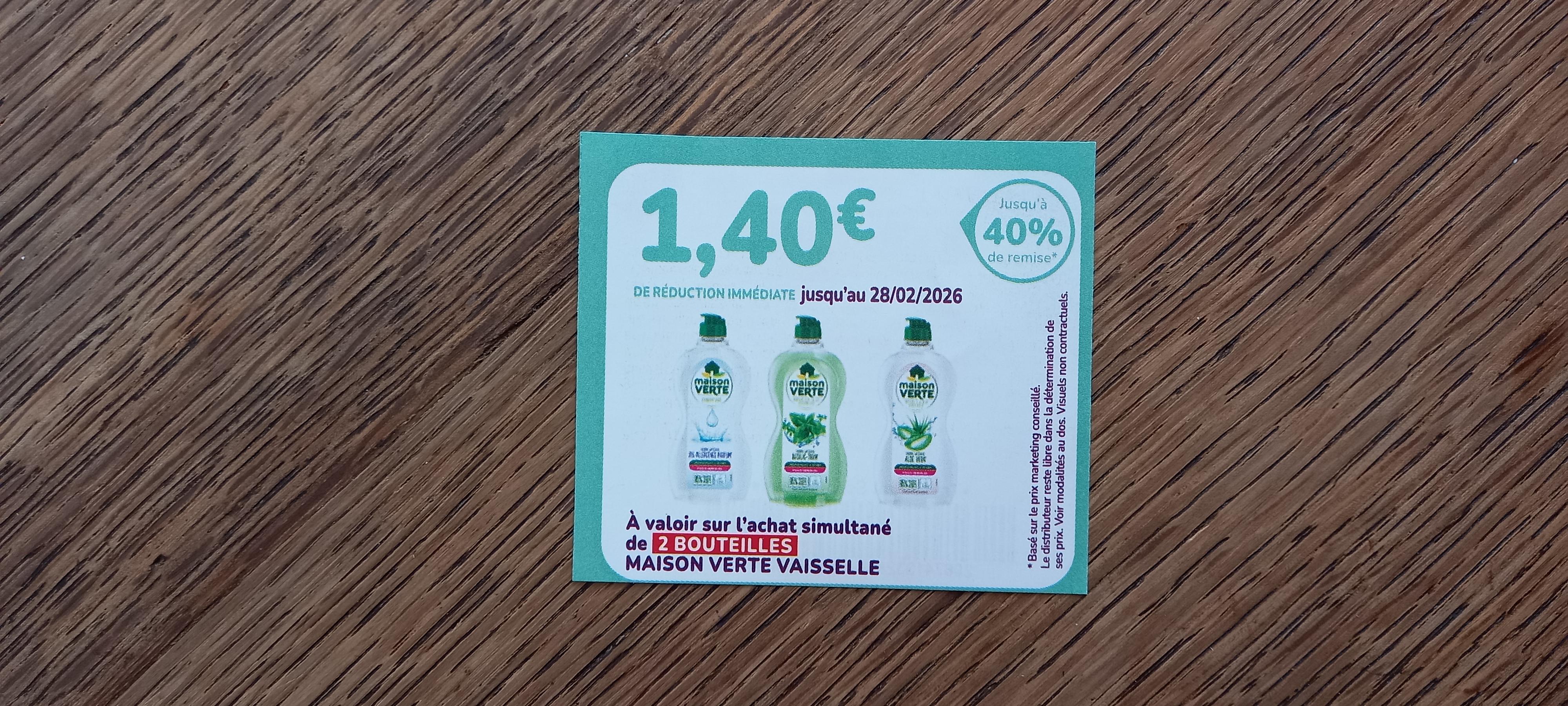 troc de troc bon de réduction maison verte. image 0