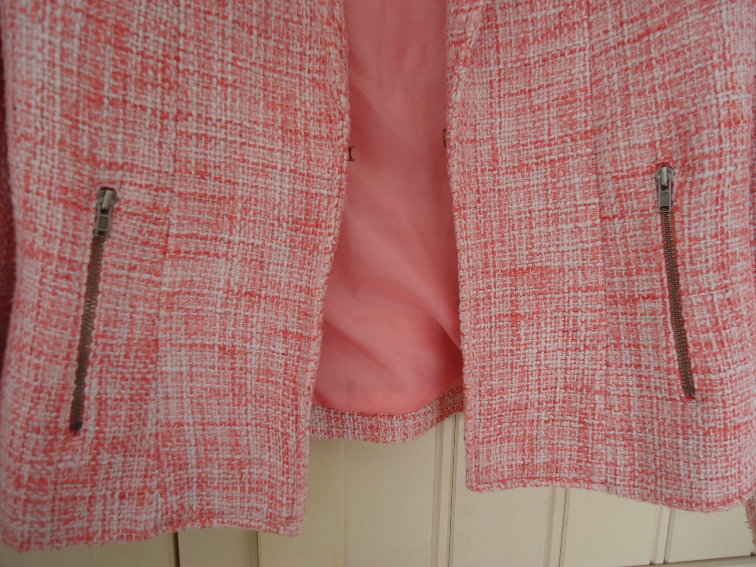 troc de troc veste tailleur rose chinée taille 38 image 2