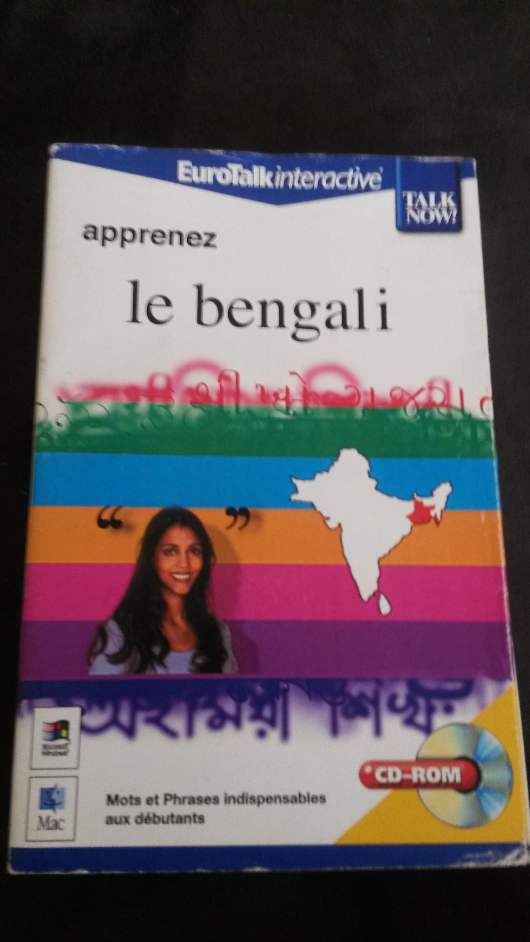 troc de troc dvd pour apprendre le bengali - "talk now" image 0