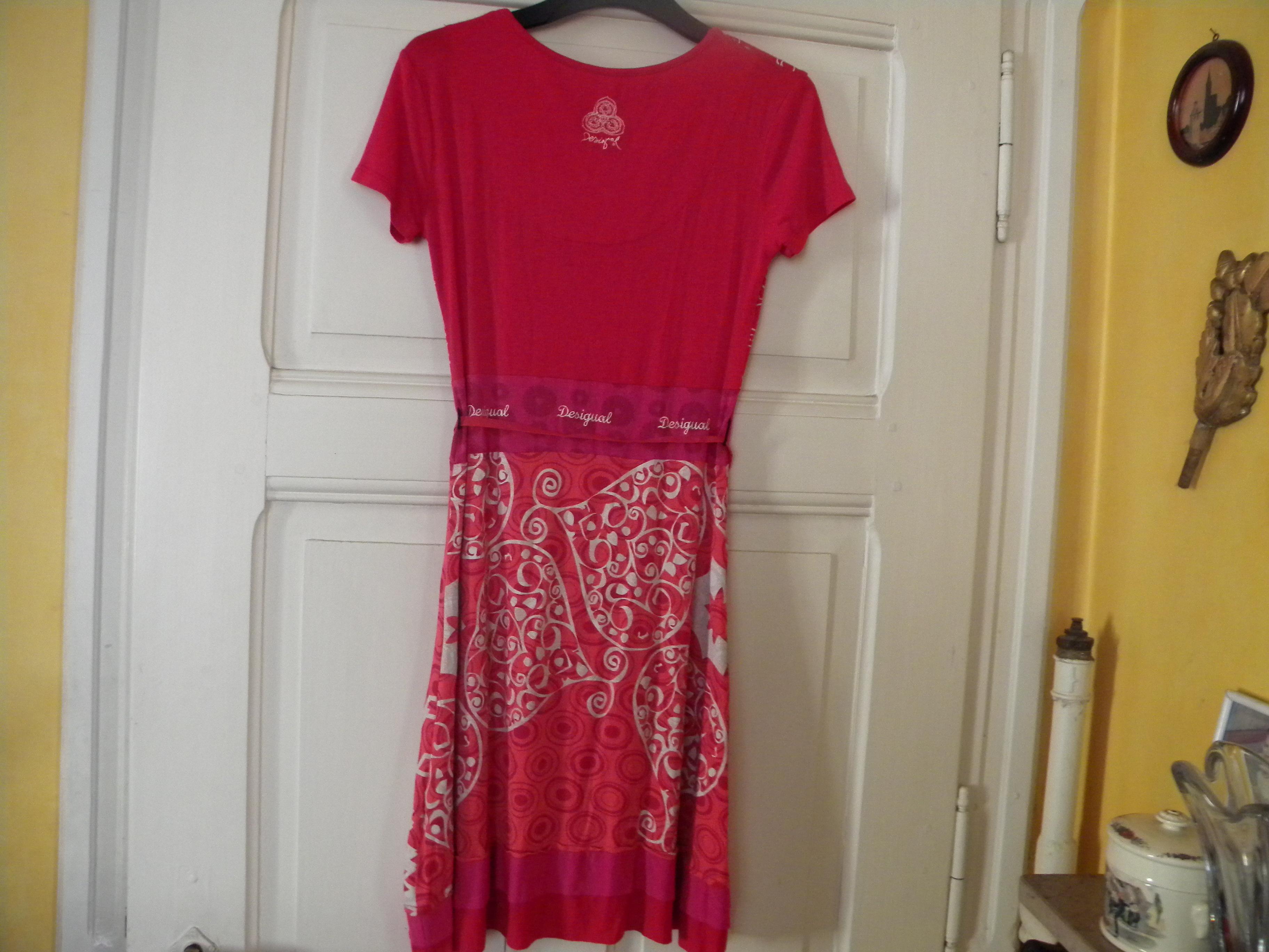 troc de troc robe desigual rouge taille s (36) réservé à eloécolo image 2