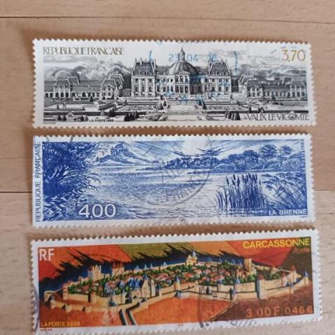 troc de troc timbres fr - triptyque timbres horizontaux image 0