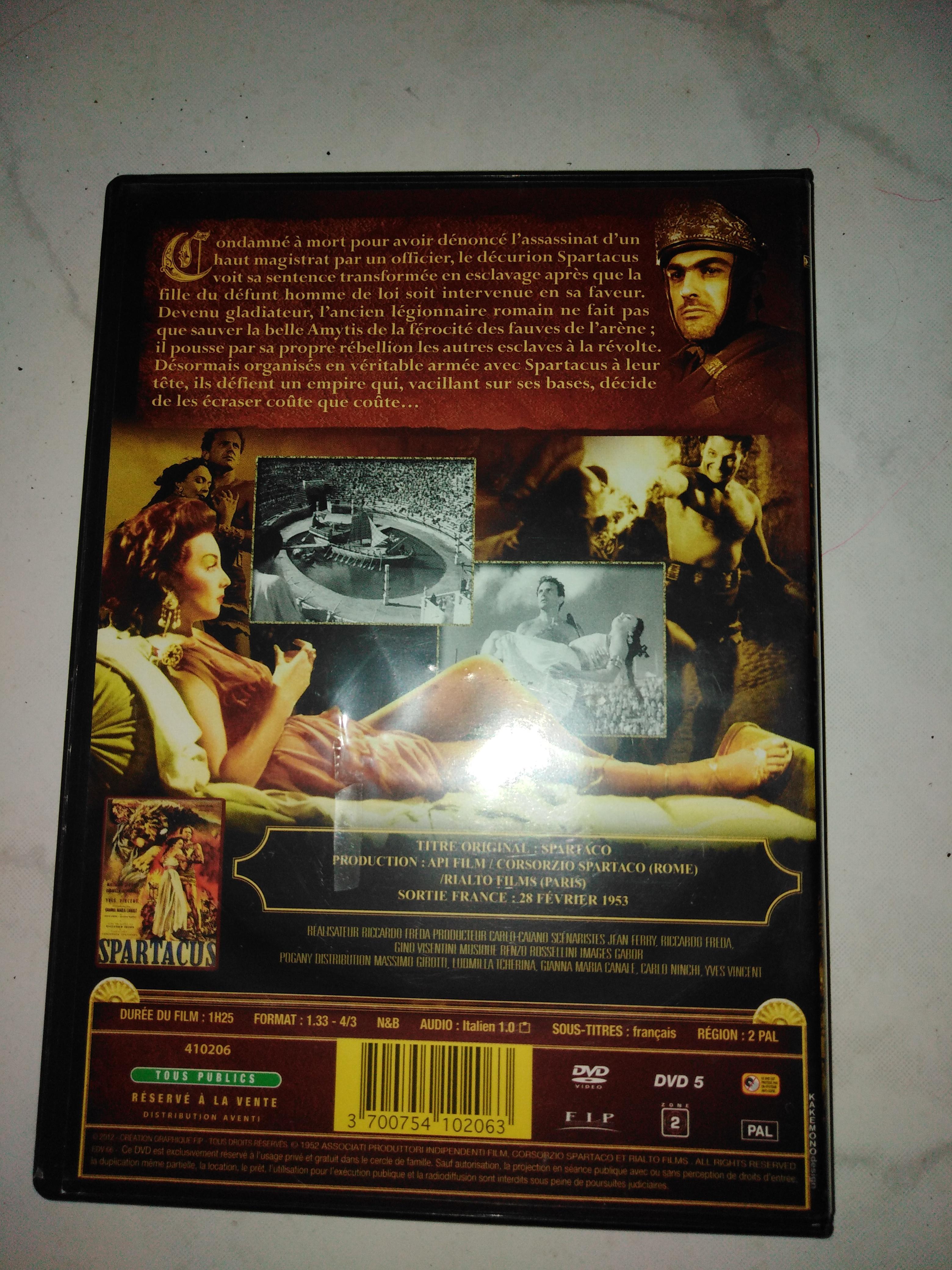 troc de troc dvd spartacus image 1