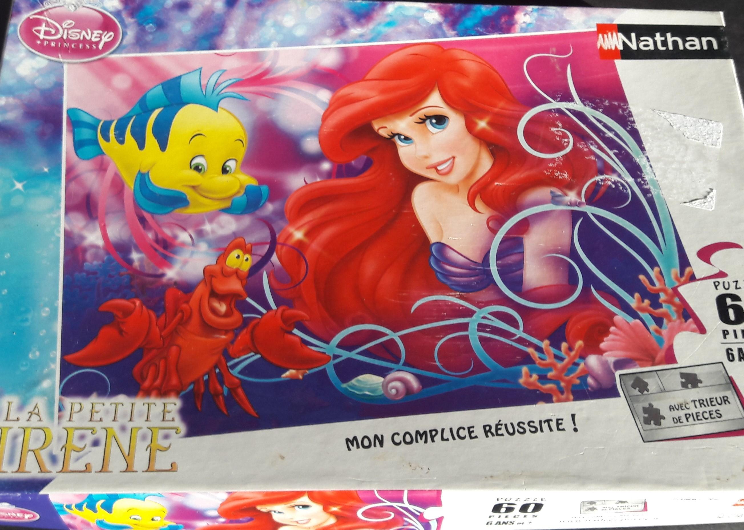 troc de troc puzzle la petite sirène 60 pièces image 0