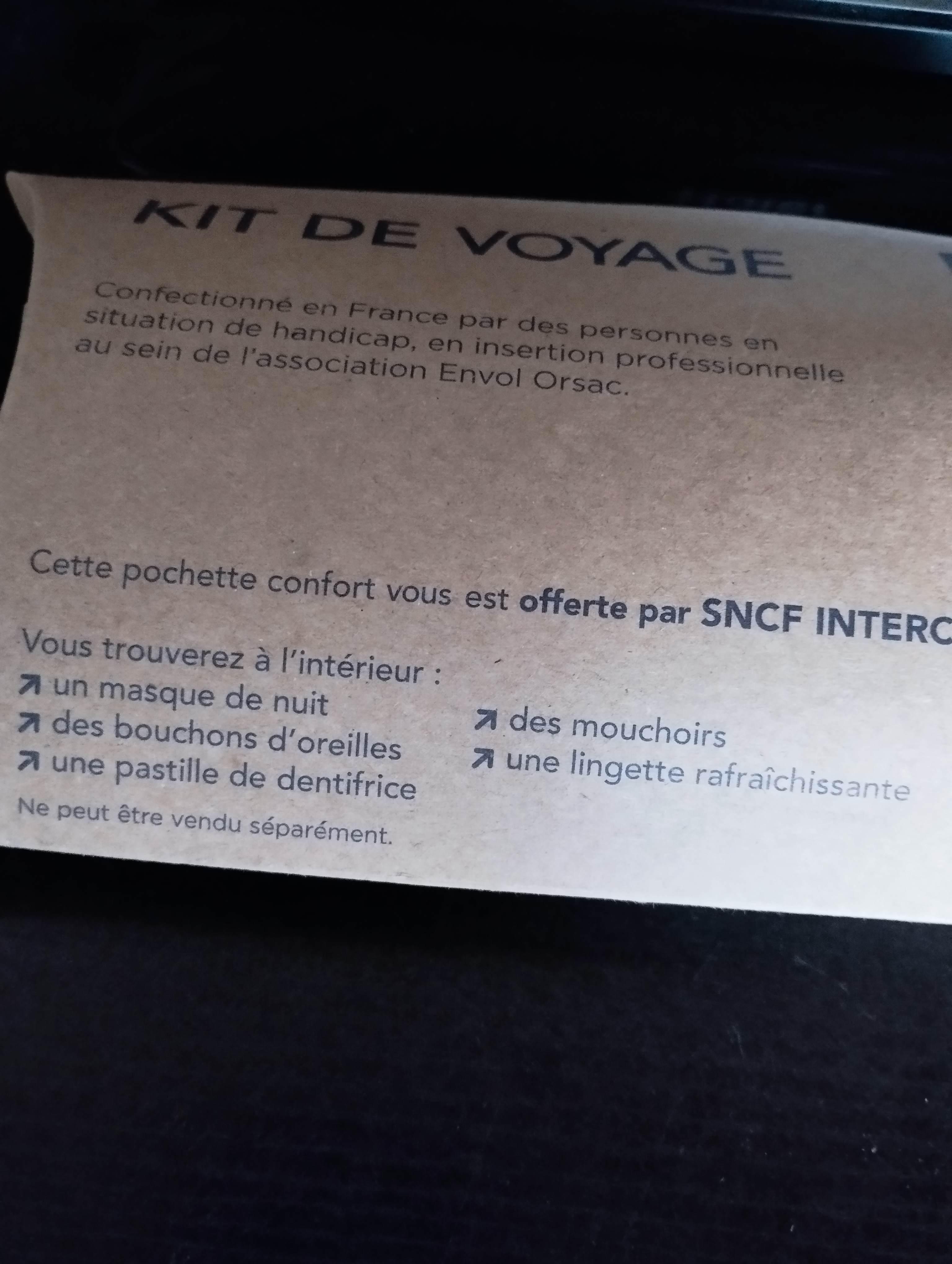 troc de troc kit de voyage sncf 2 image 1