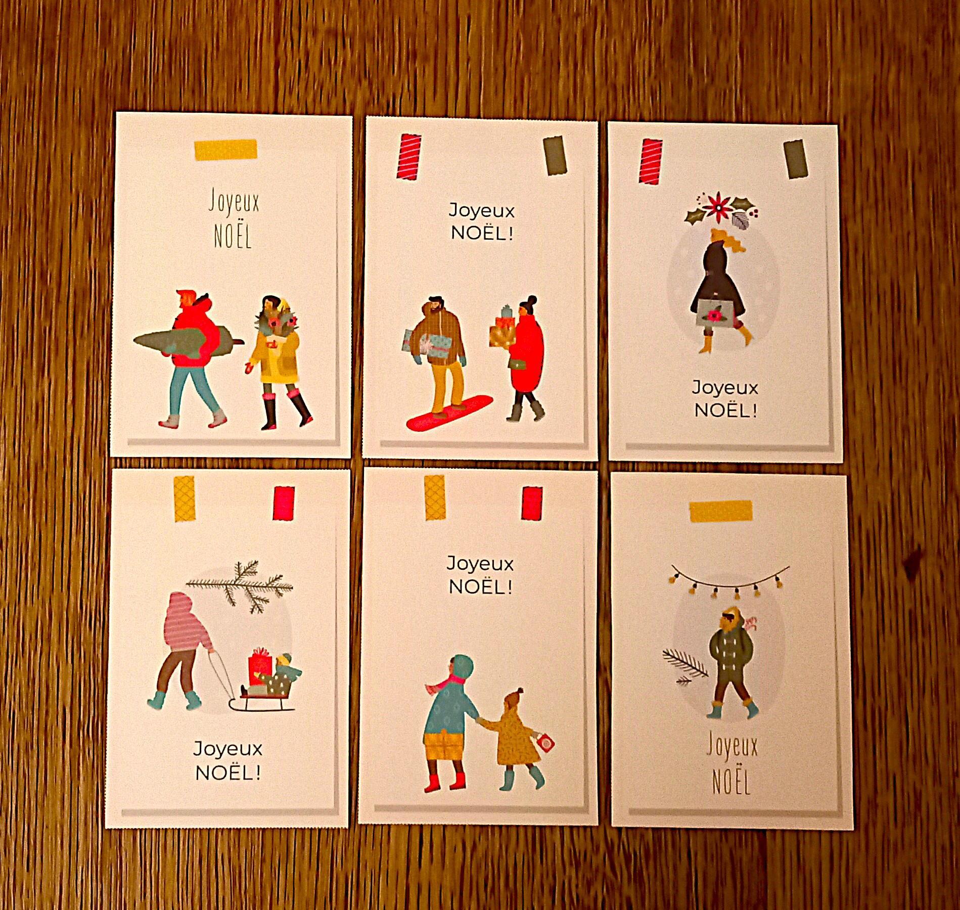 troc de troc mini cartes "joyeux noël". image 0