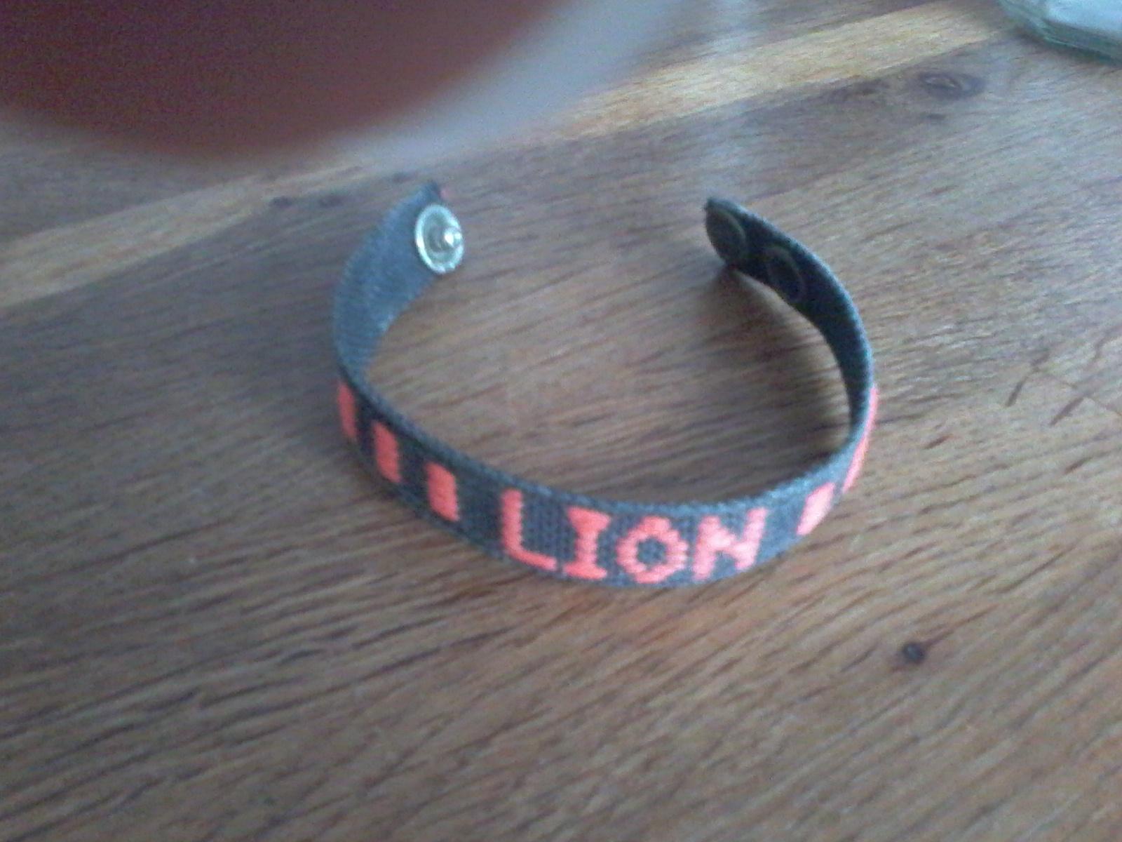 troc de troc bracelet  à pression signe du zodiaque lion image 1