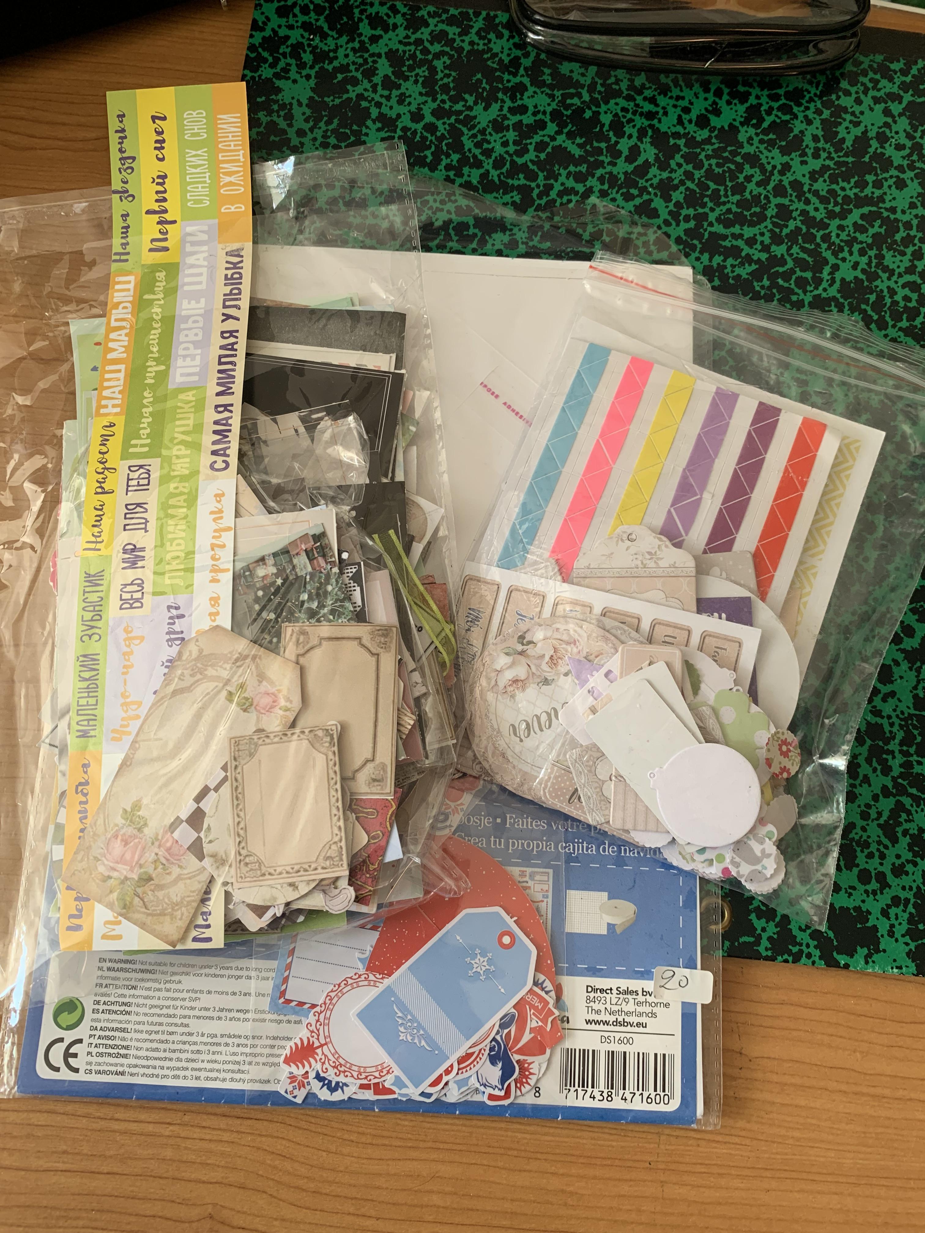troc de troc diverses découpes, étiquettes pour scrapbooking image 0