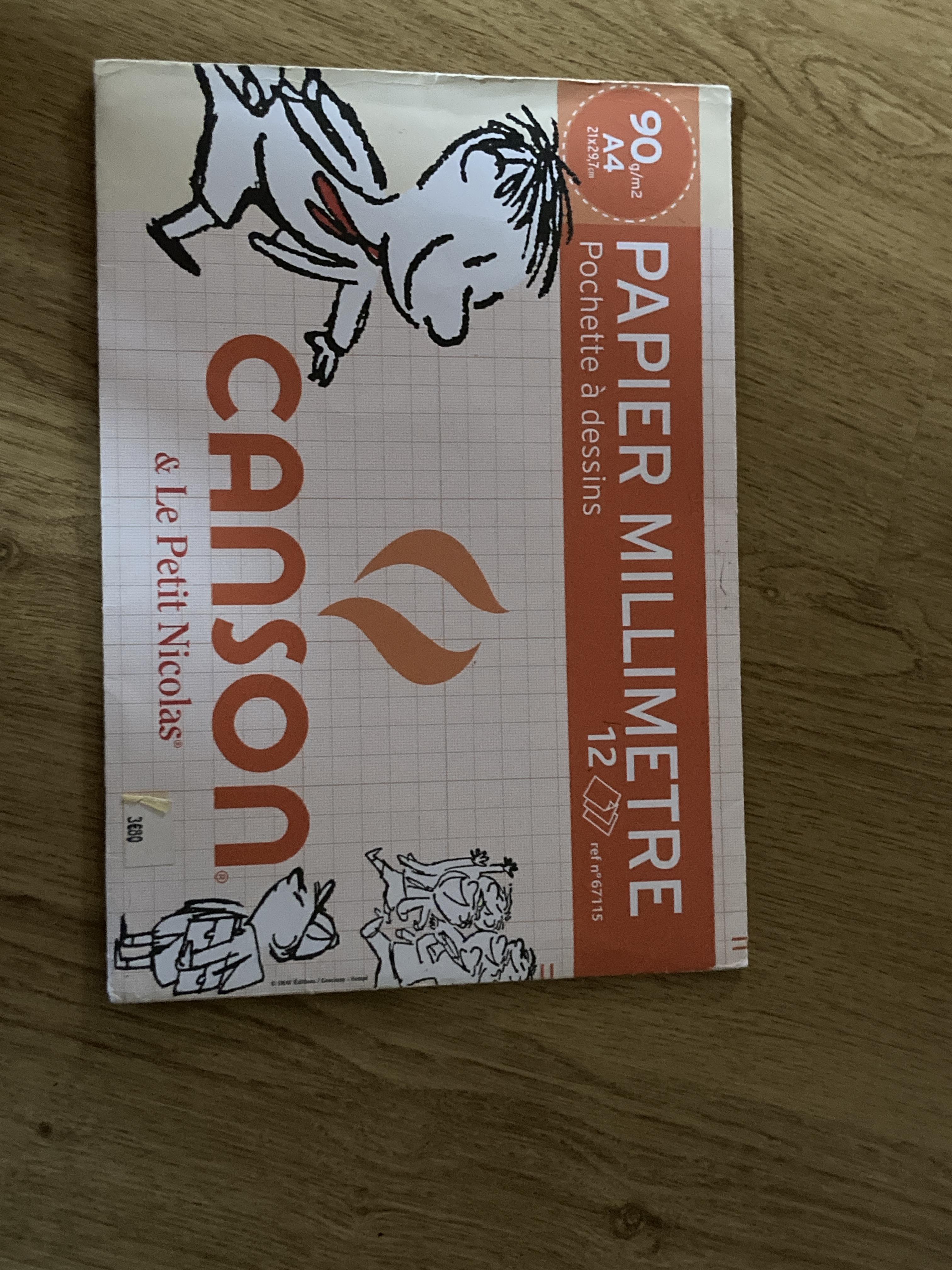 troc de troc 15 feuilles de papier millimétré canson a4 image 0