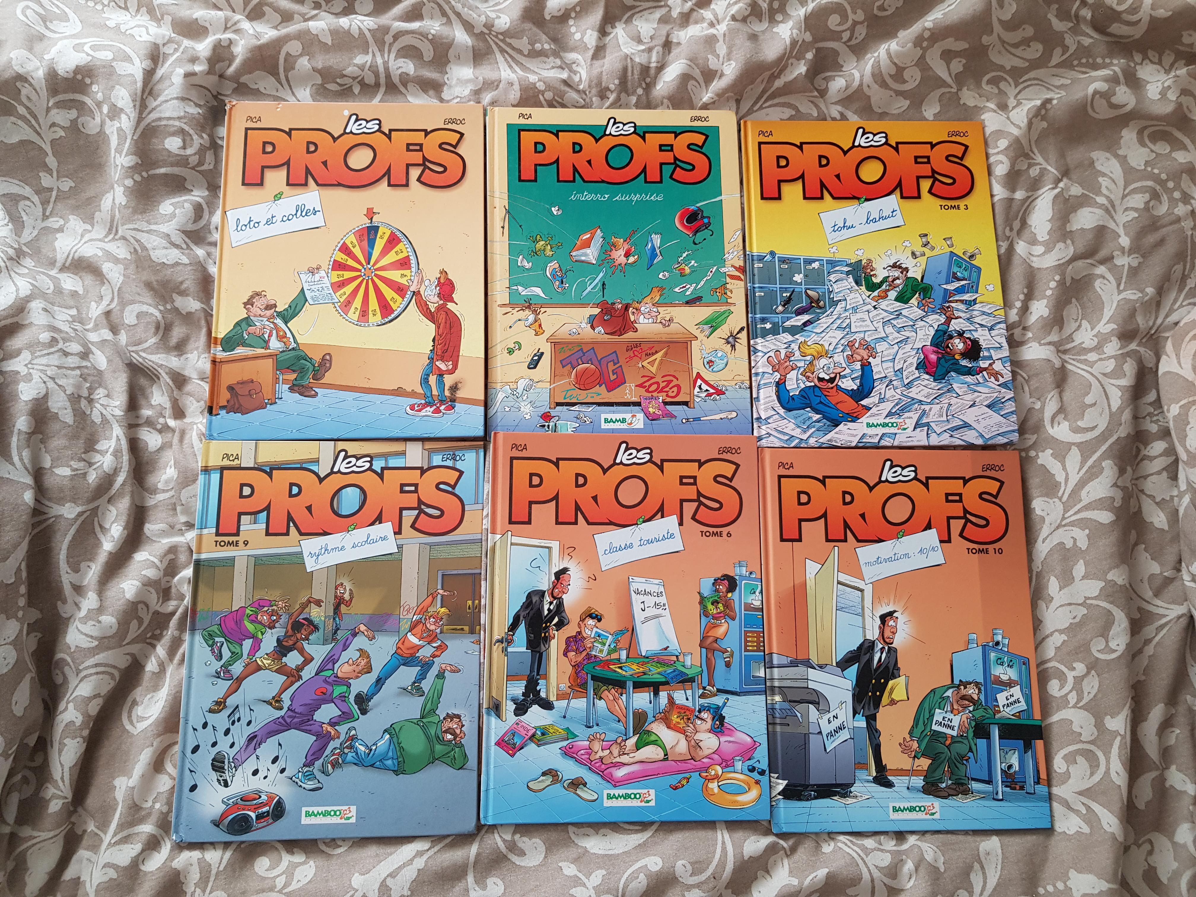 troc de troc lot de 6 bds les profs image 0