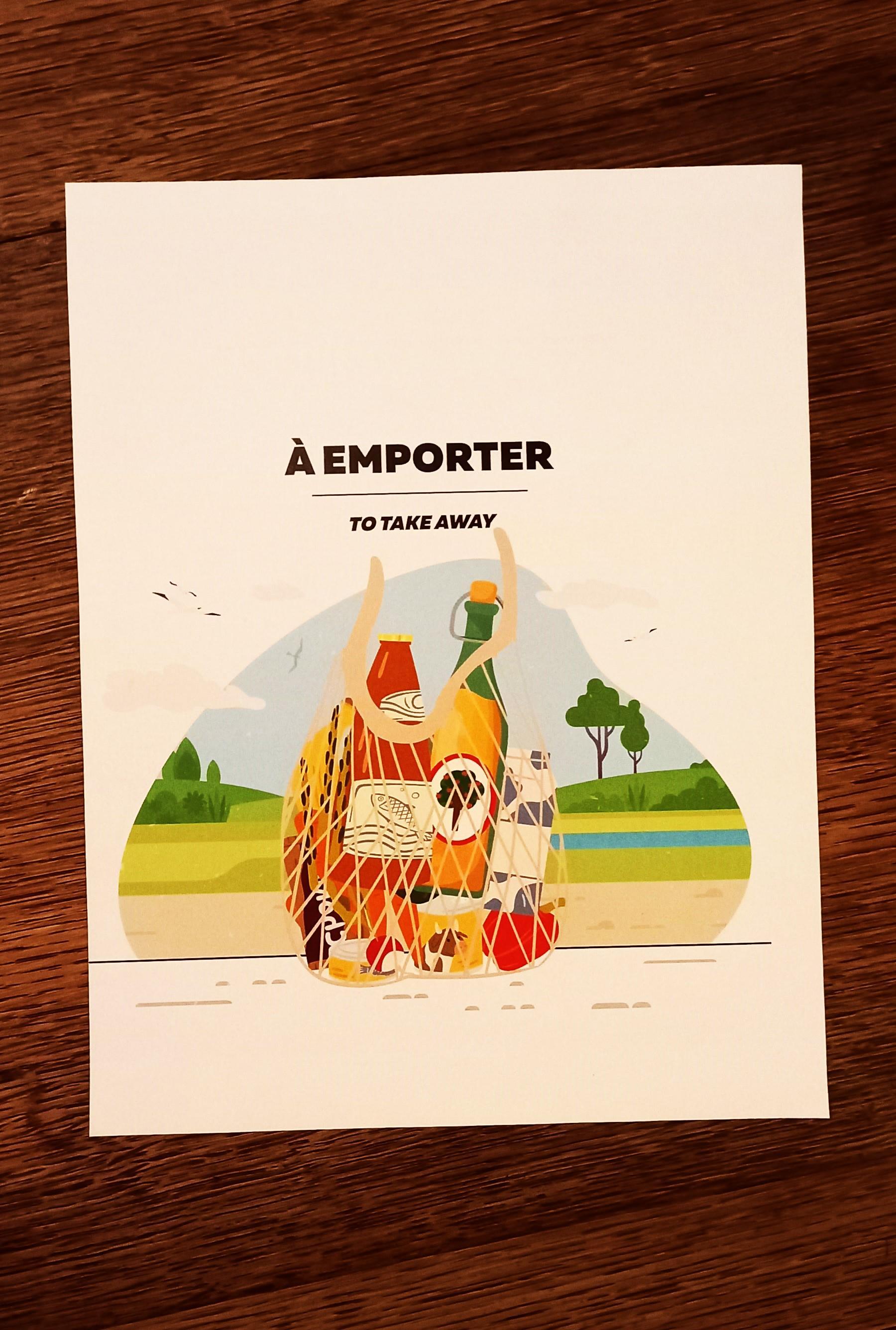 troc de troc affichette "a emporter". image 0