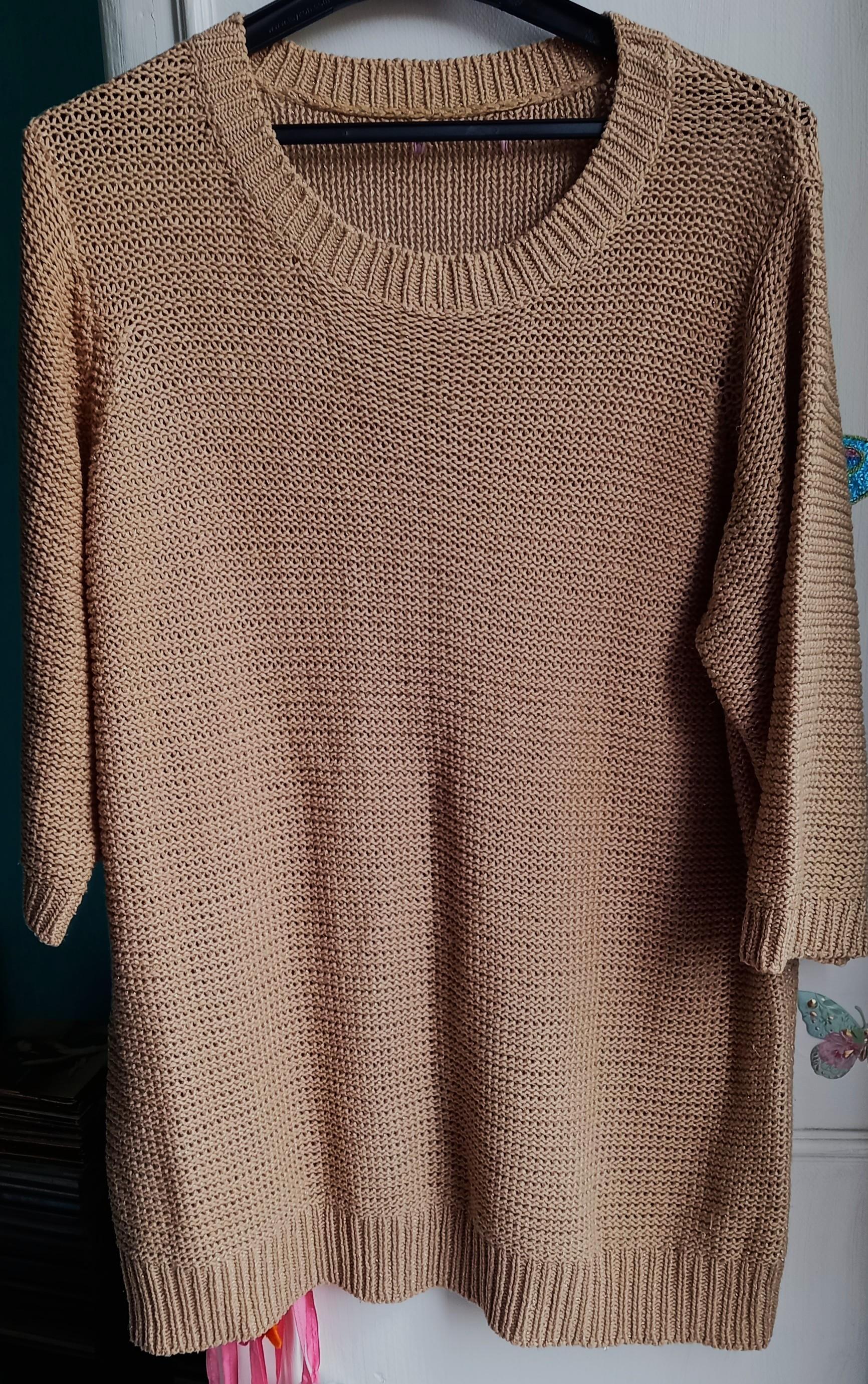 troc de troc pull beige doré. reserve. image 0