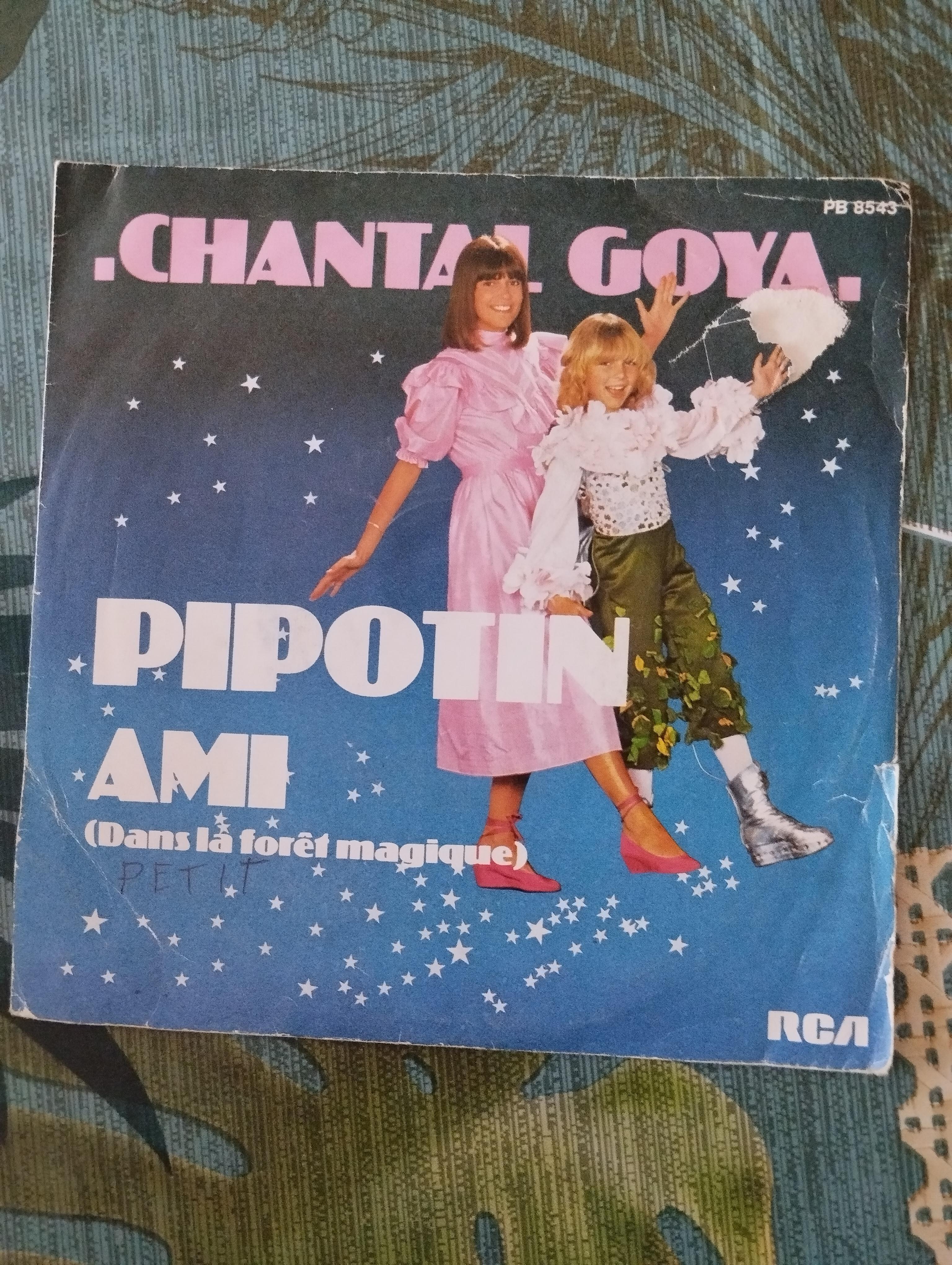 troc de troc disque vinyle 45t chantal goya - pipotin image 0