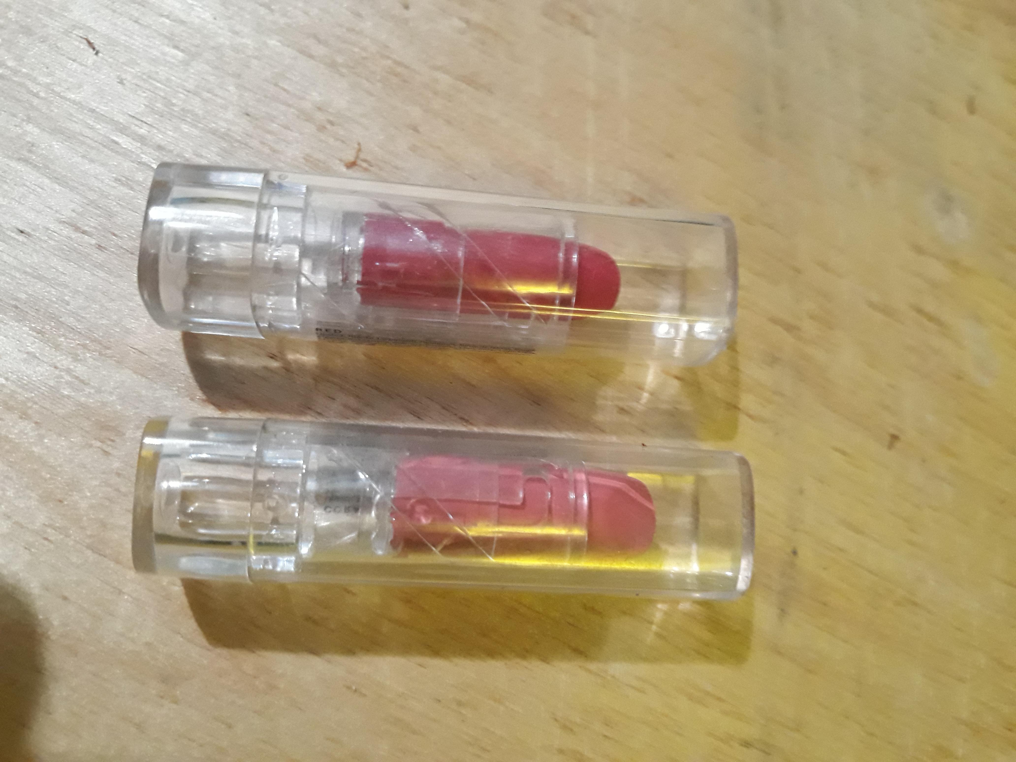 troc de troc deux minis rouge et rose à lèvres h&m image 0