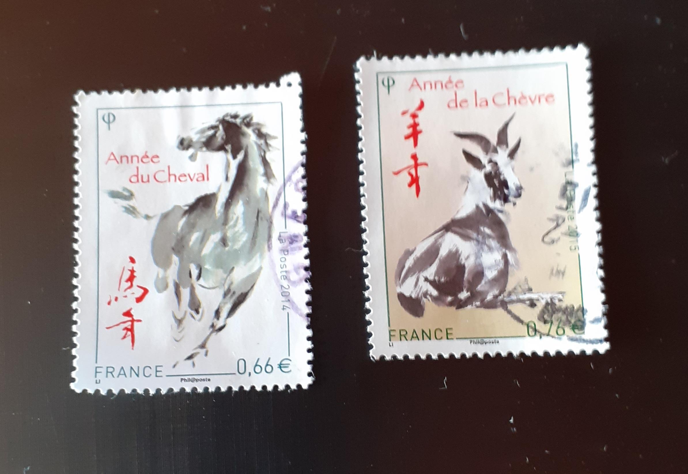 troc de troc 2 timbres horoscope chinois image 0