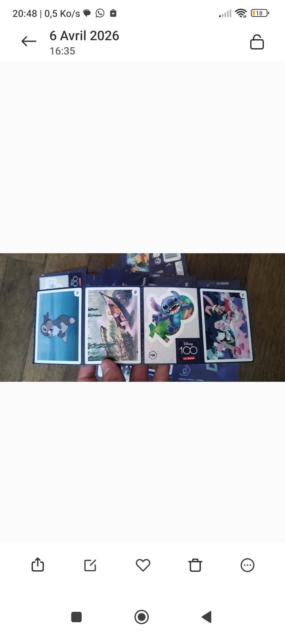 troc de troc autocollant auchan disney image 0