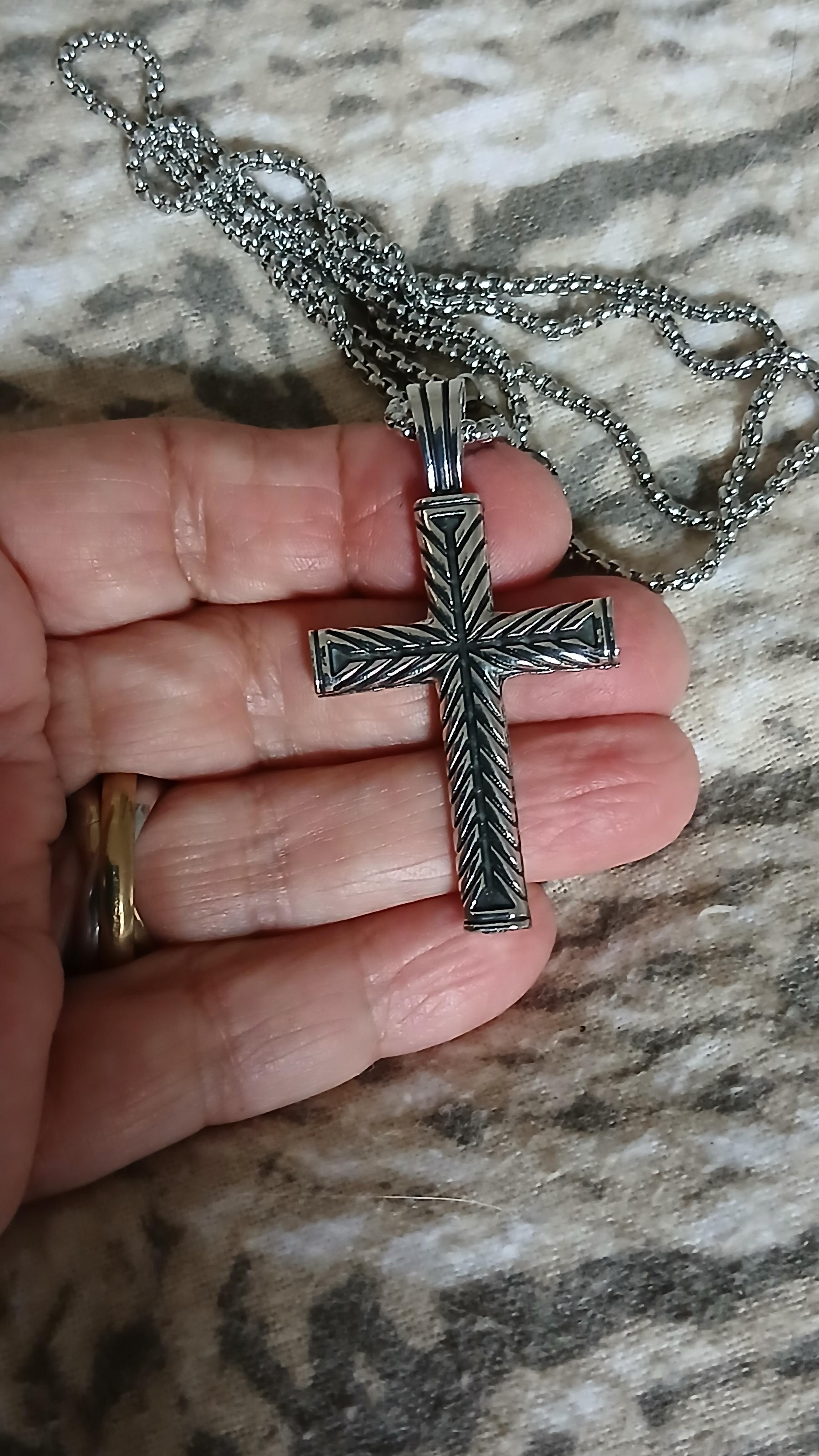 troc de troc collier pendentif croix image 0