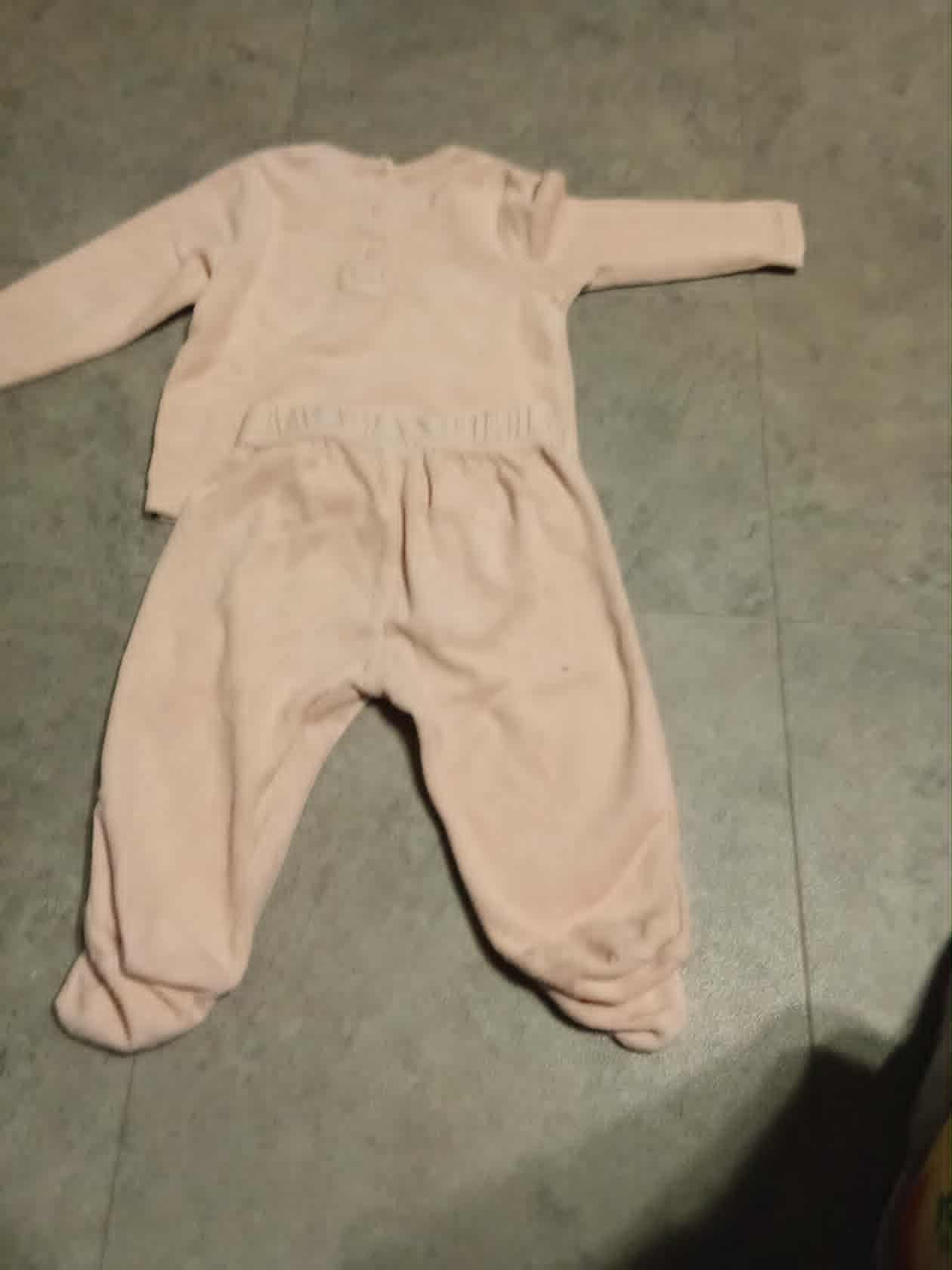 troc de troc pyjama 2 pieces 9 mois rose marque newo image 1