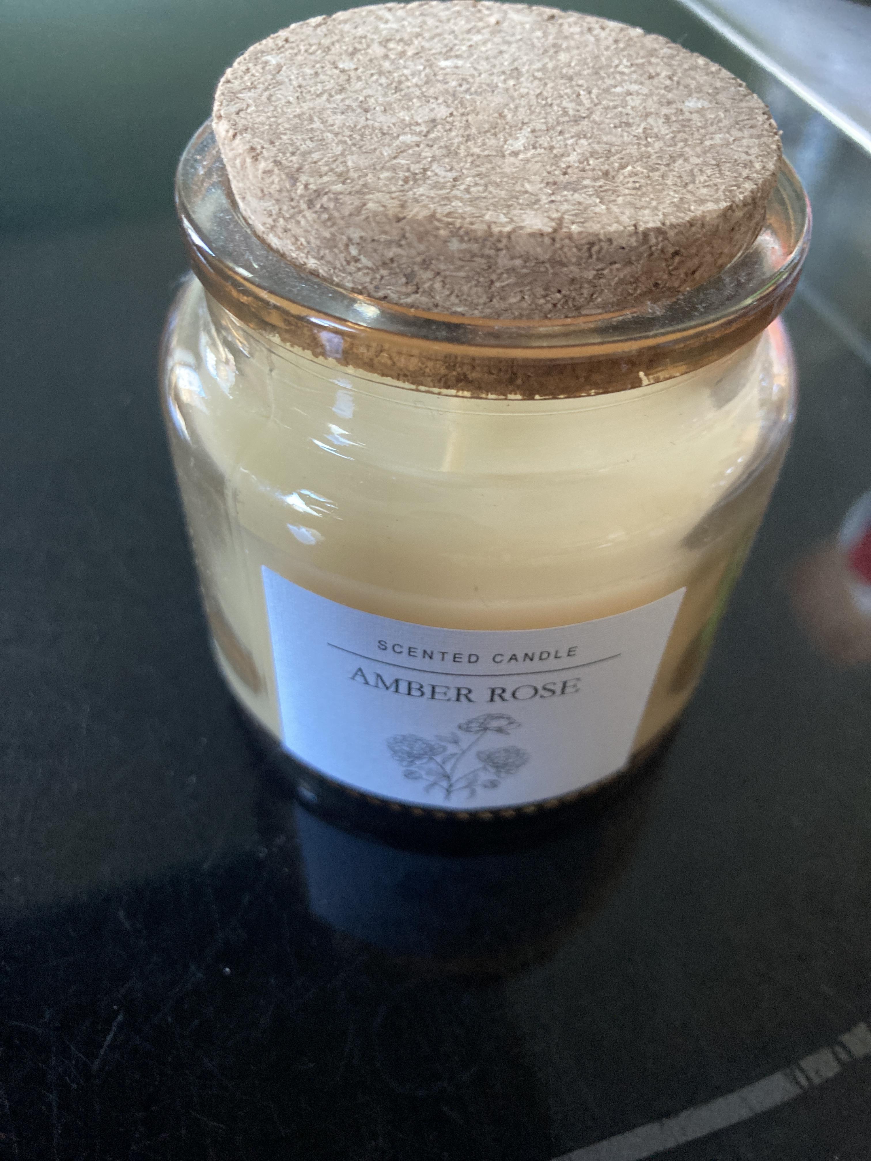 troc de troc bougie parfumée rose ambrée neuve image 0