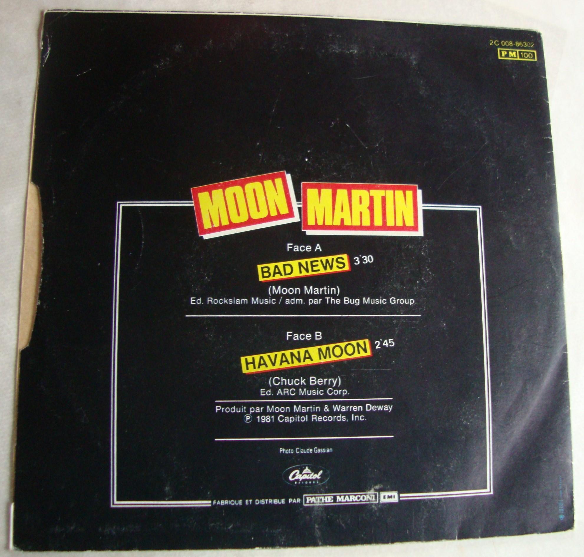 troc de troc vinyle 45 t moon martin image 1
