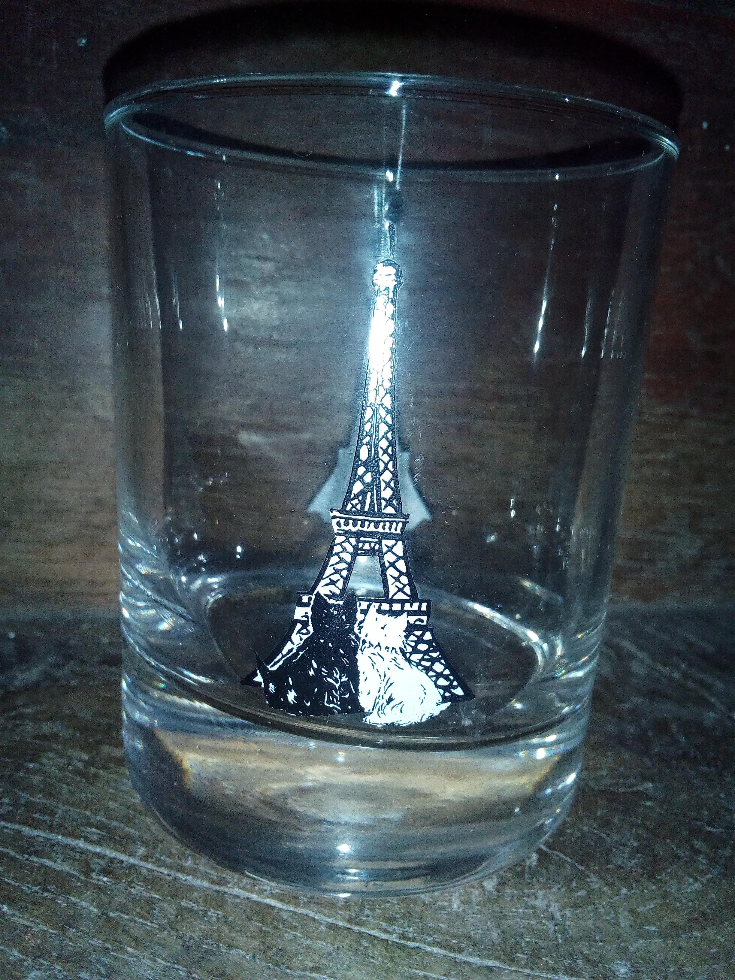 troc de troc "réservé" verre à fond épais image 1