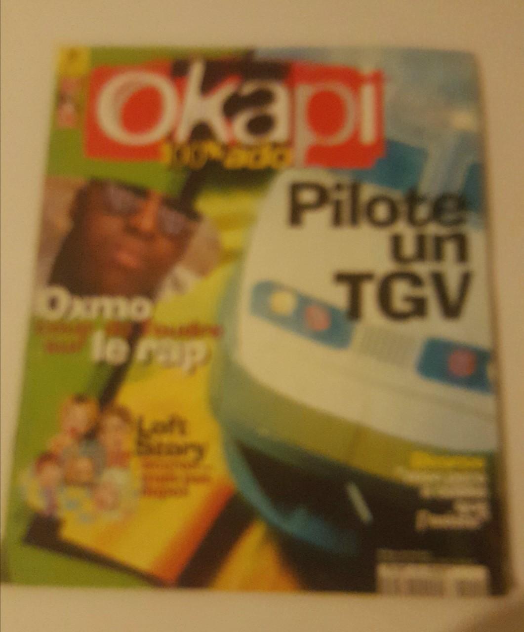 troc de troc j'échange magazine okapi : "pilote un tgv" image 0