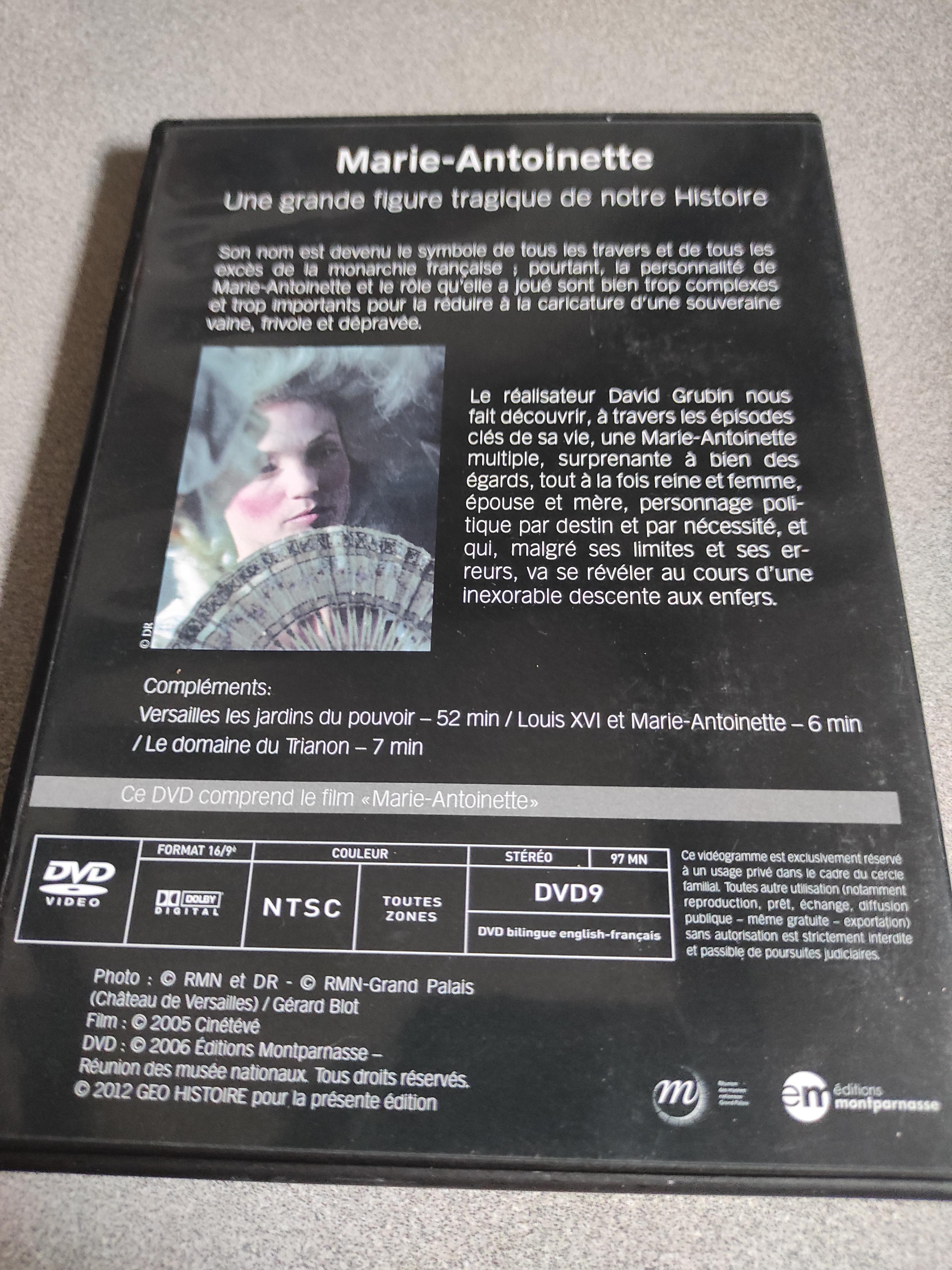 troc de troc dvd marie antoinette image 1