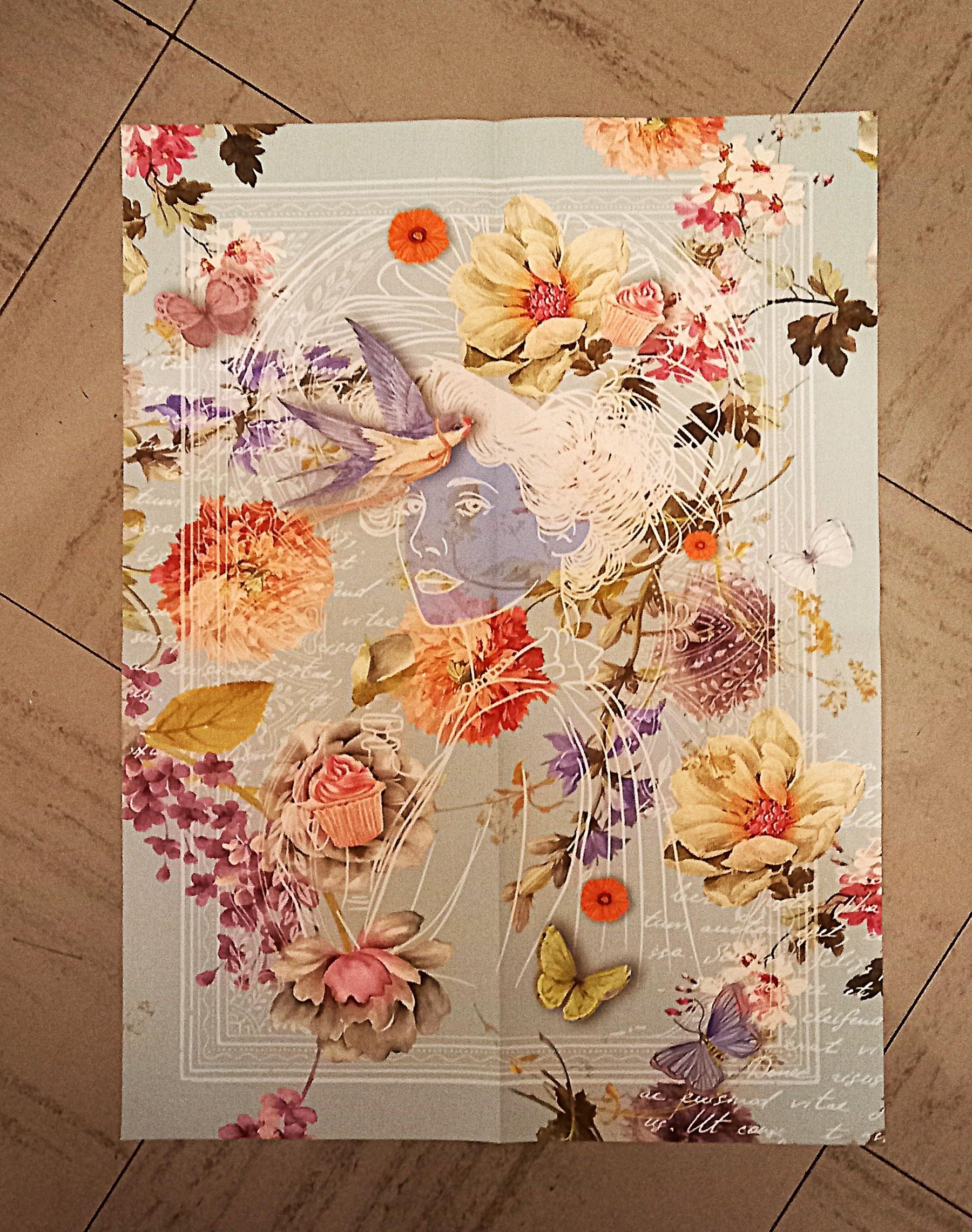 troc de troc poster "femme printanière". image 0