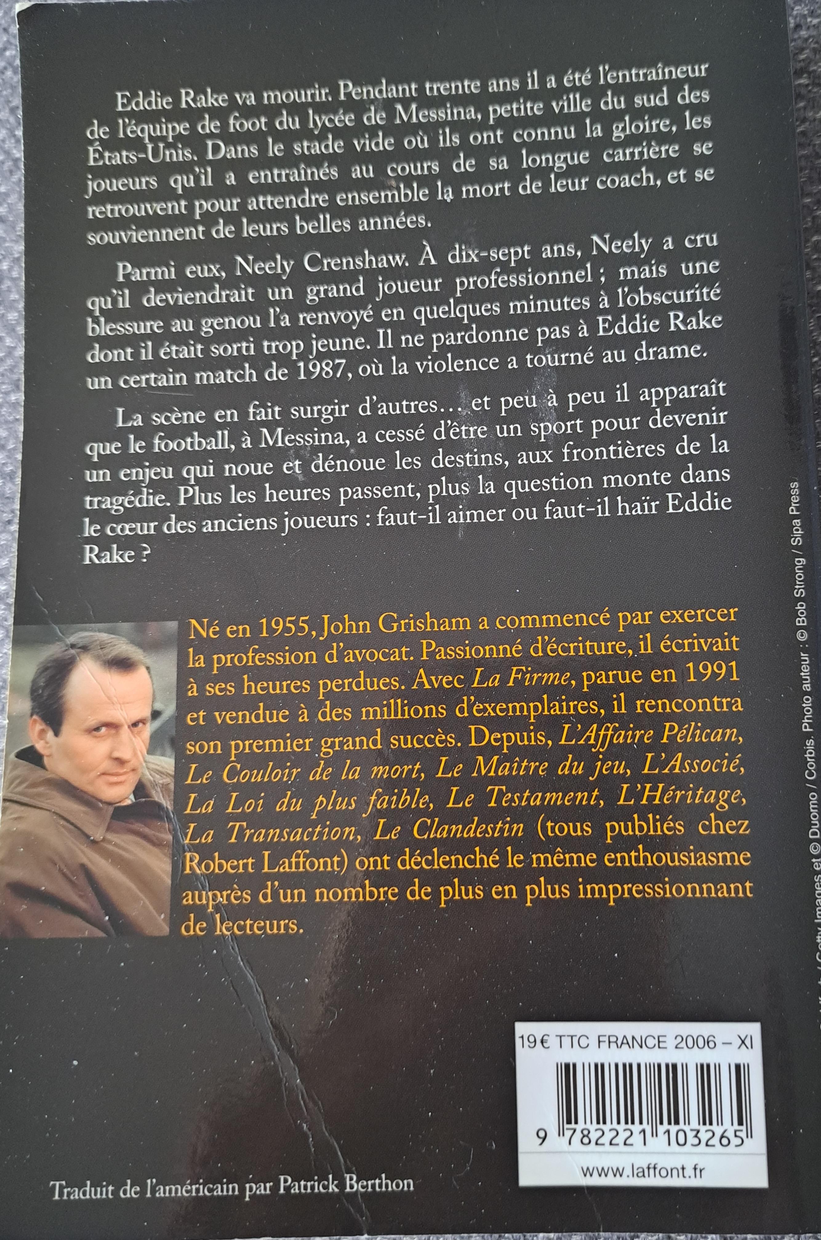 troc de troc le dernier match de john grisham image 1