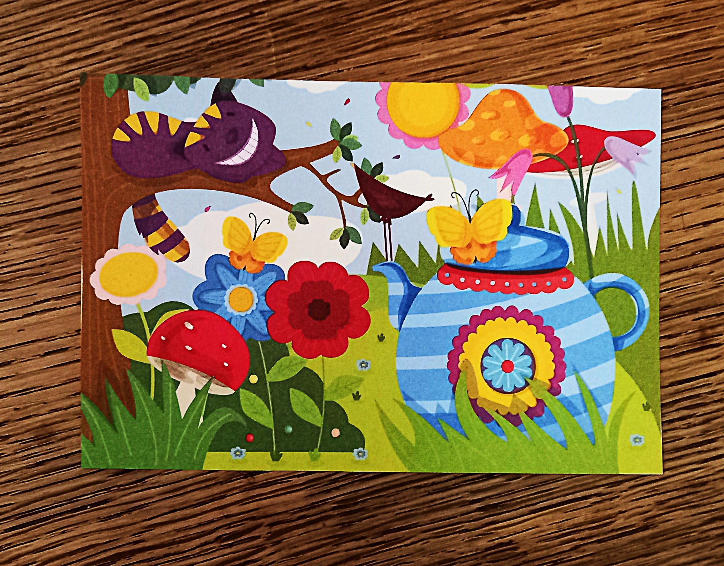 troc de troc carte "chat du cheshire". image 0