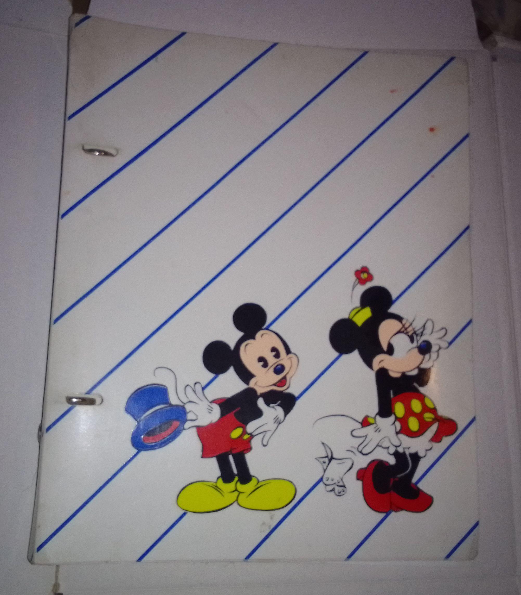 troc de troc petit classeur mickey bon état ( passe en lettre) réserver fidjy image 0