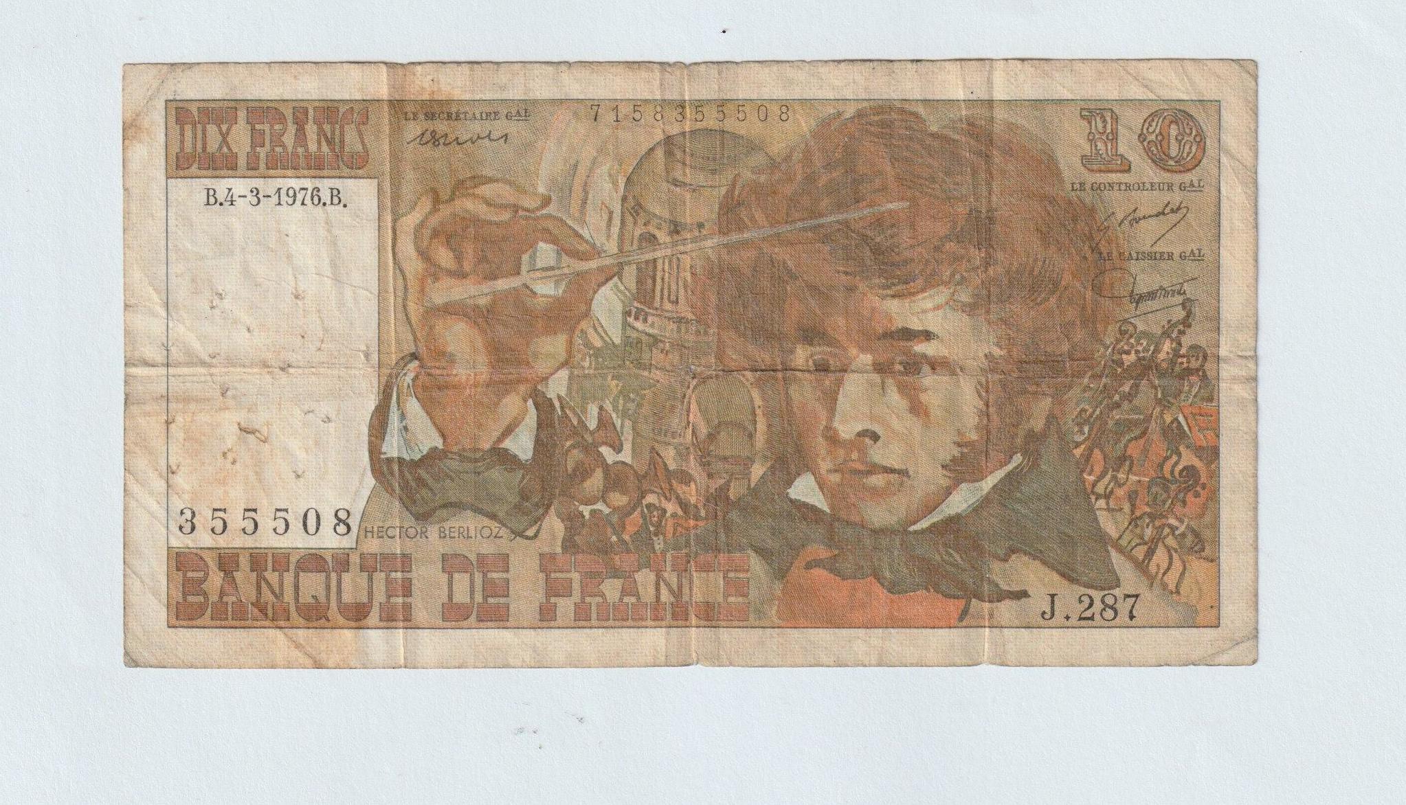 troc de troc billet 10 francs 1976 image 0