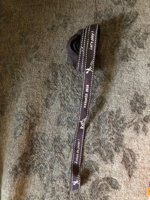 troc de troc ruban hermès largeur 1cm longueur 140cm image 0