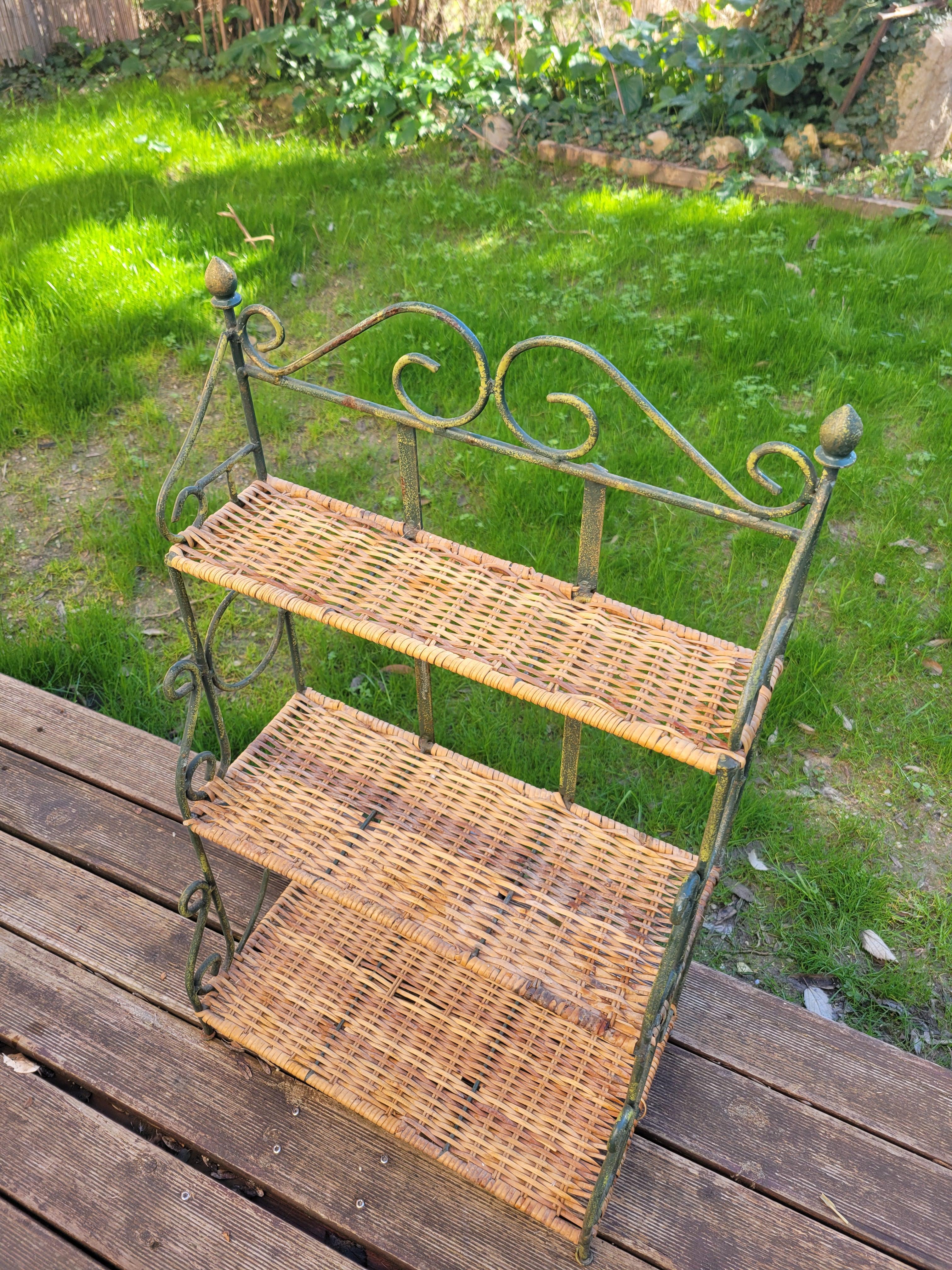 troc de troc etagere en rotin image 0