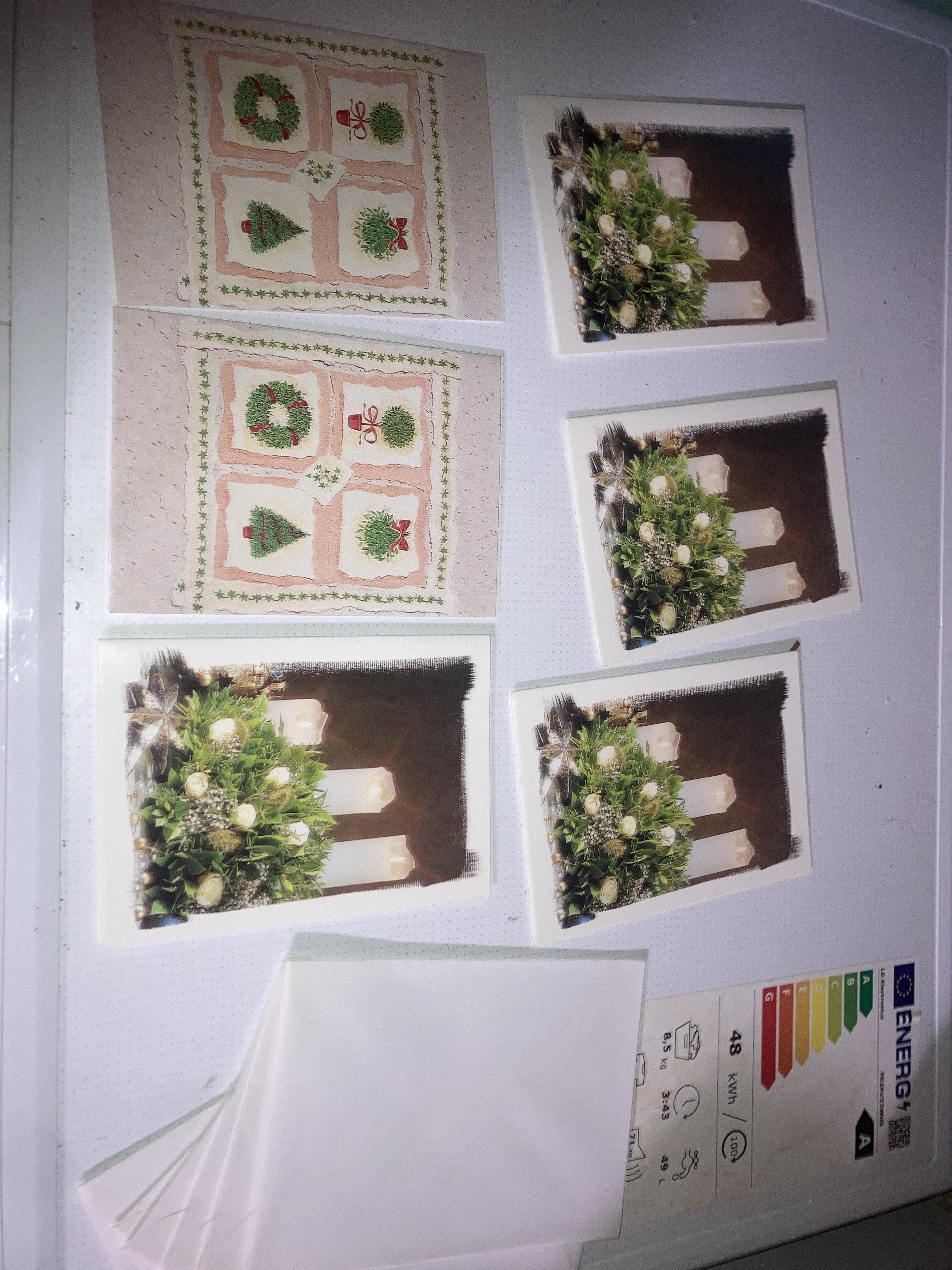troc de troc 6 cartes de vœux avec enveloppes image 0