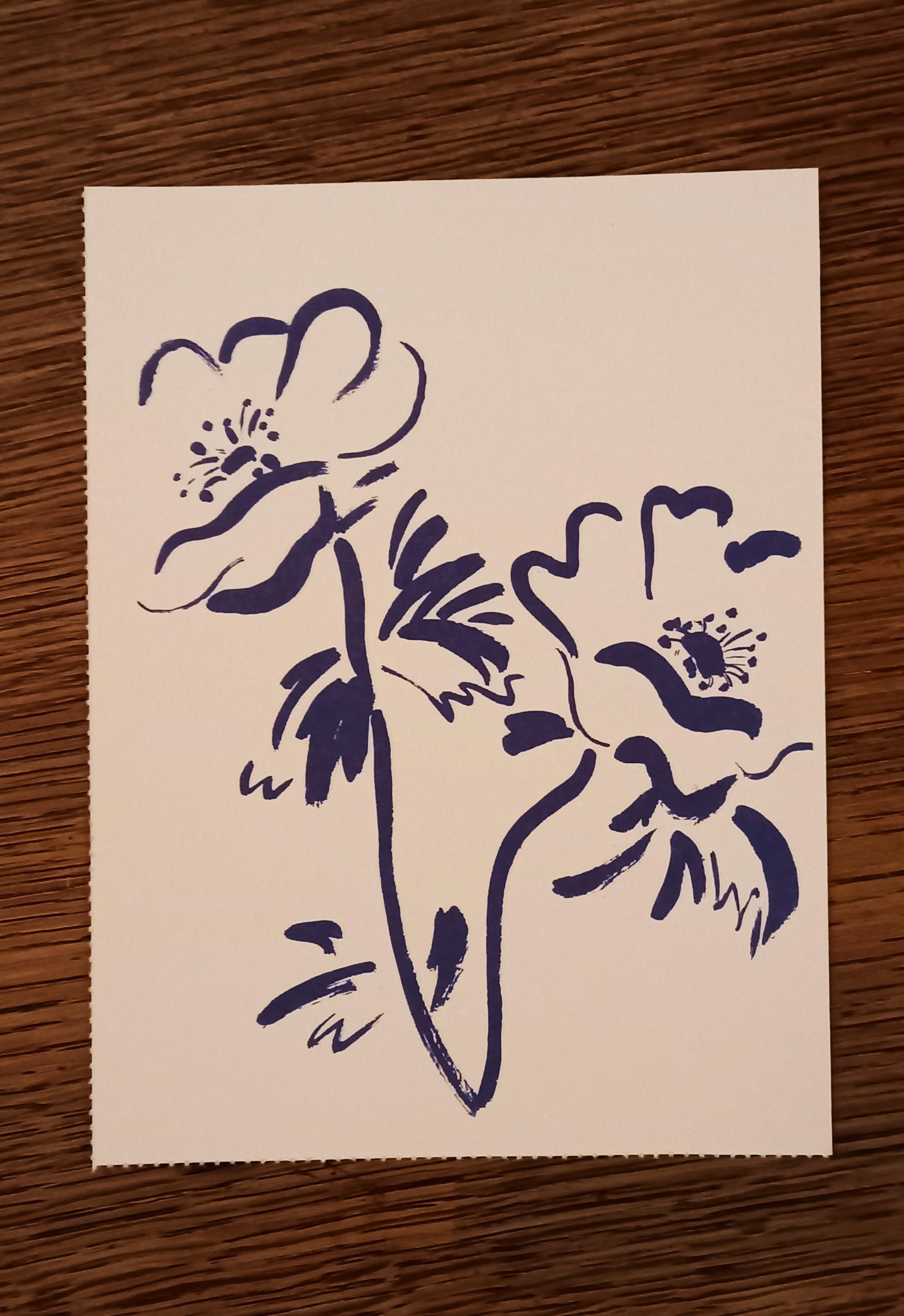 troc de troc carte postale "fleurs". image 0