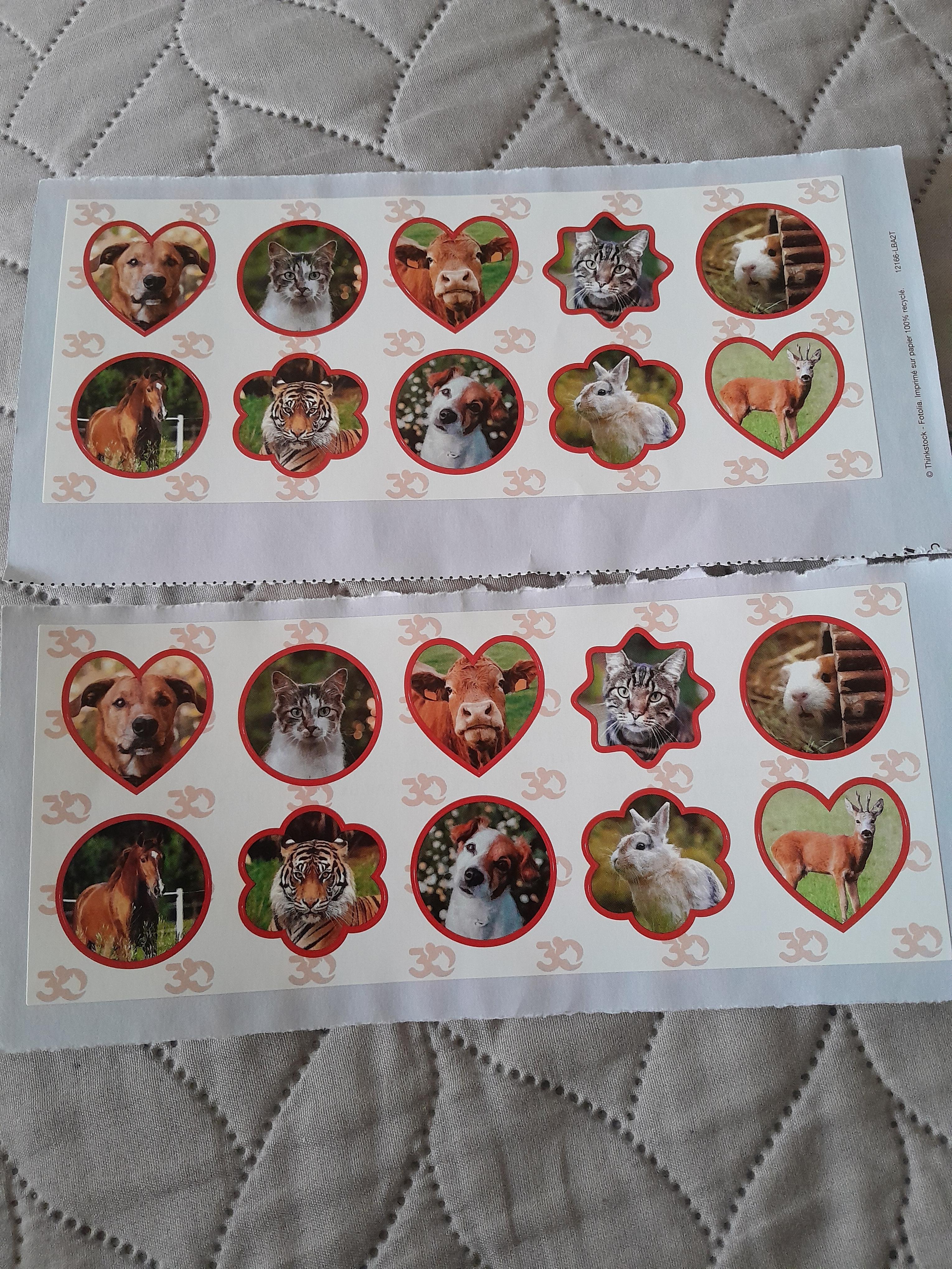 troc de troc reservee autocollants animaux image 0