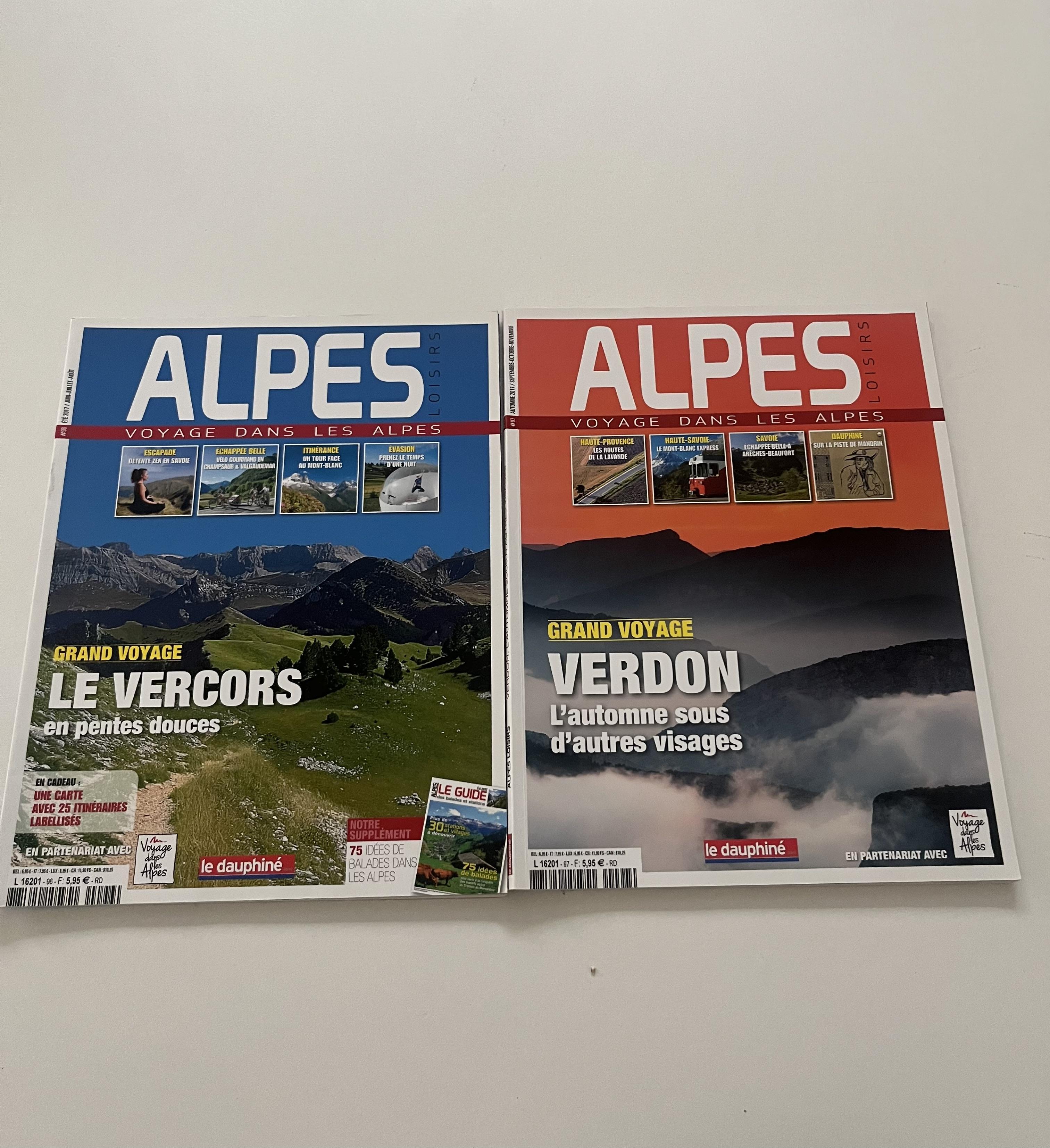 troc de troc 2 magazines voyage dans les alpes image 0